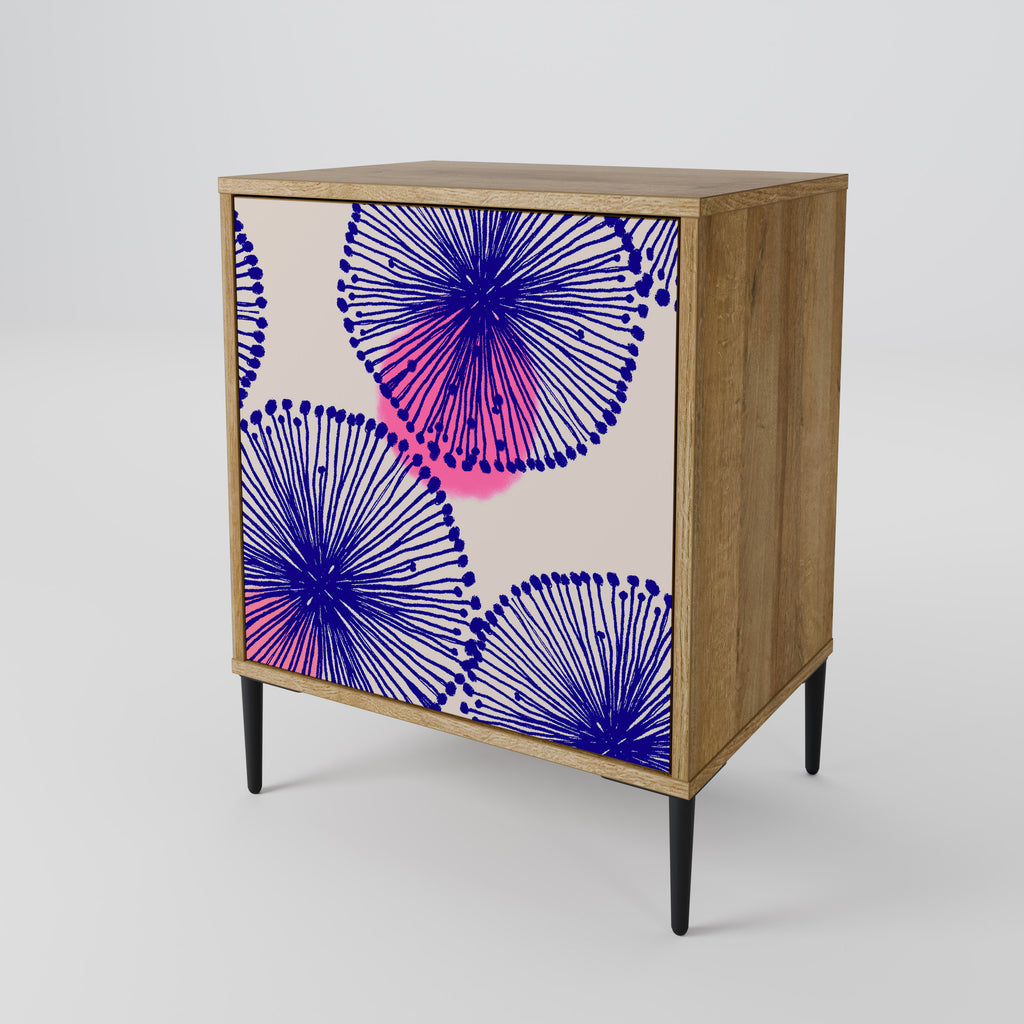 MAGIC NATURE 1-Door Sideboard in Oak Effect