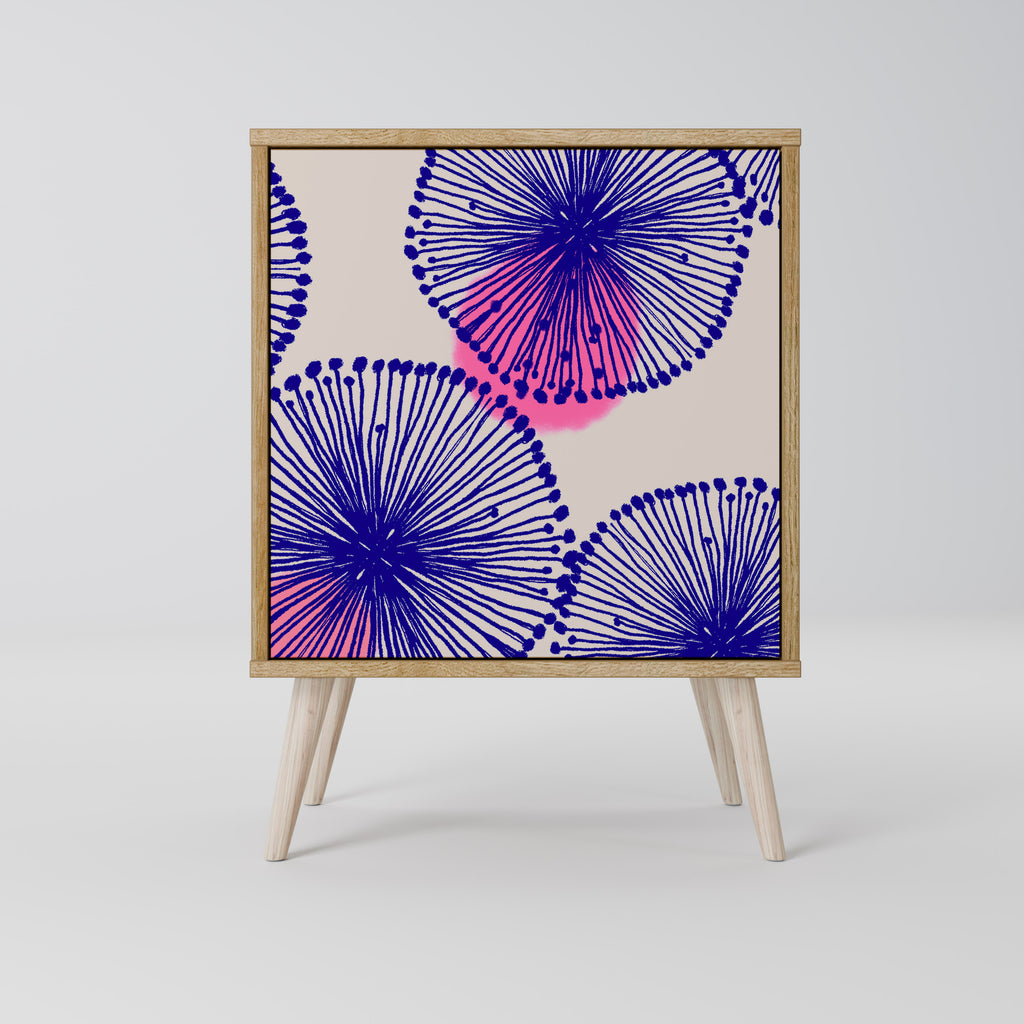 MAGIC NATURE 1-Door Sideboard in Oak Effect