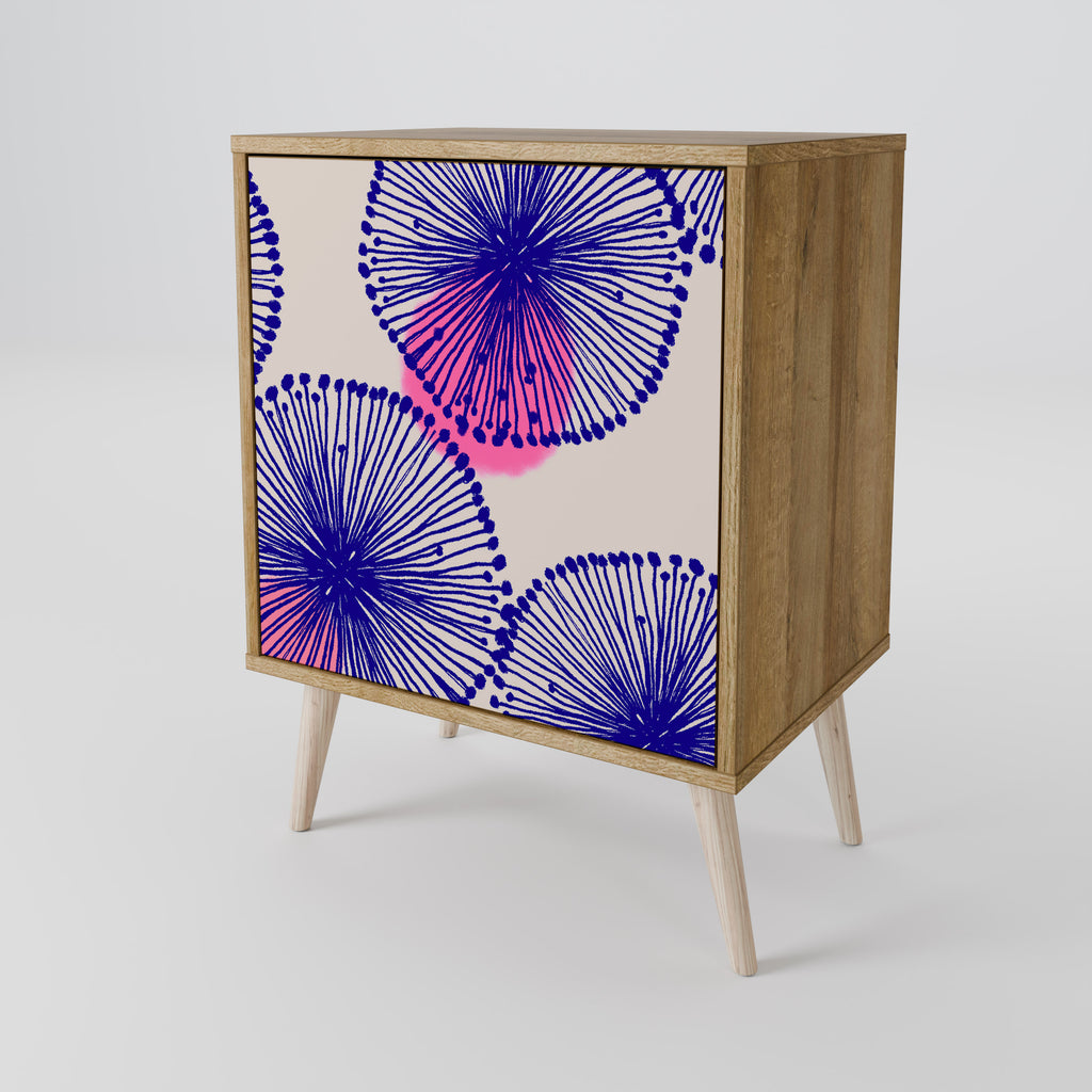 MAGIC NATURE 1-Door Sideboard in Oak Effect