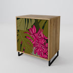 TROPICAL BEAUTY 1-Door Sideboard in Oak Effect