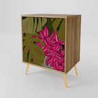 TROPICAL BEAUTY 1-Door Sideboard in Oak Effect