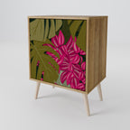 TROPICAL BEAUTY 1-Door Sideboard in Oak Effect