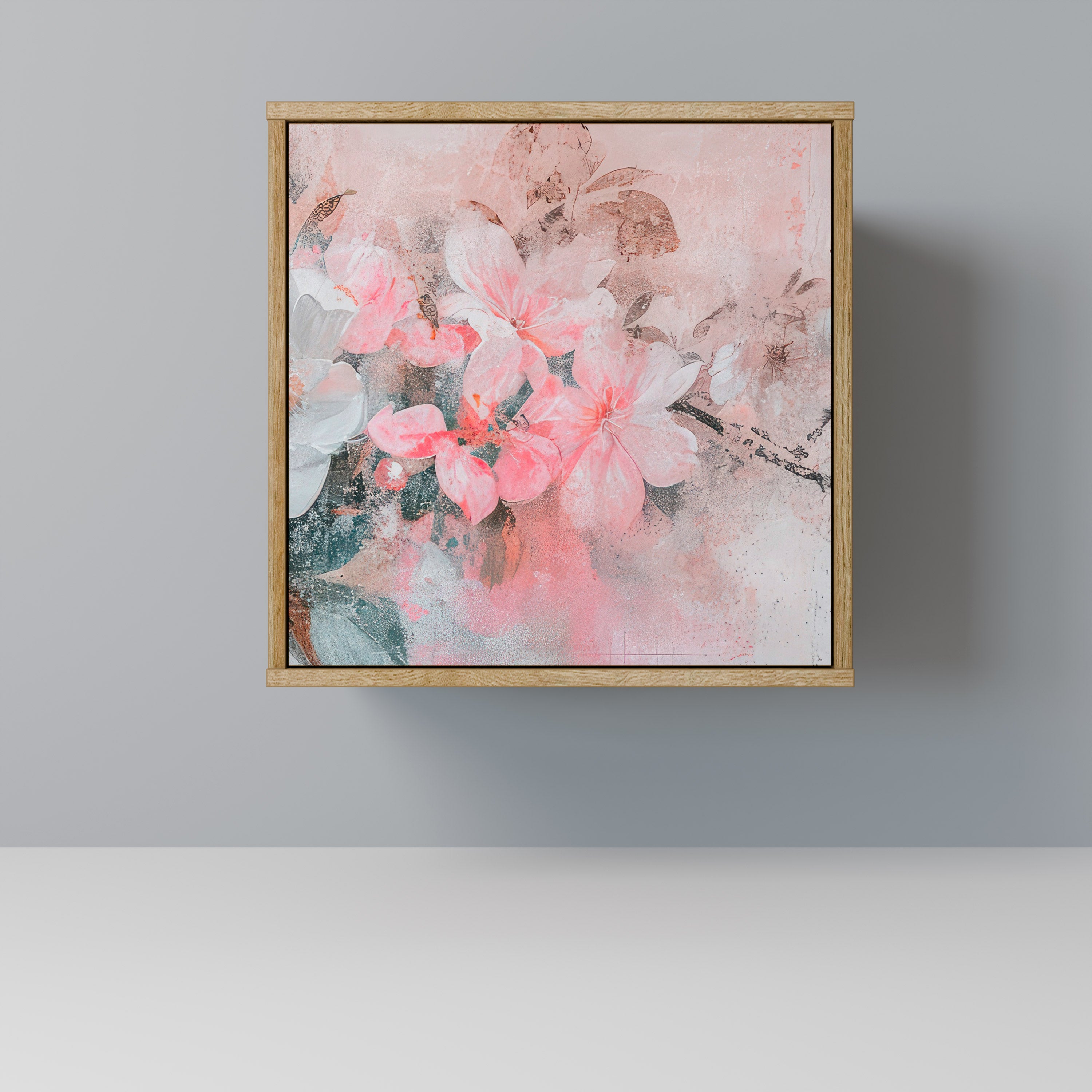 Aparador de una puerta CHERRY BLOSSOM con acabado roble