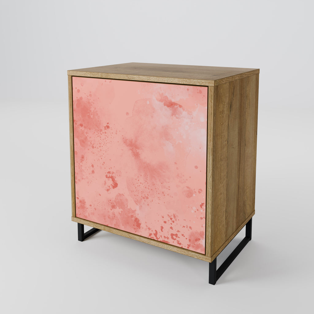 Aparador CRANE DANCE de 1 puerta con acabado roble