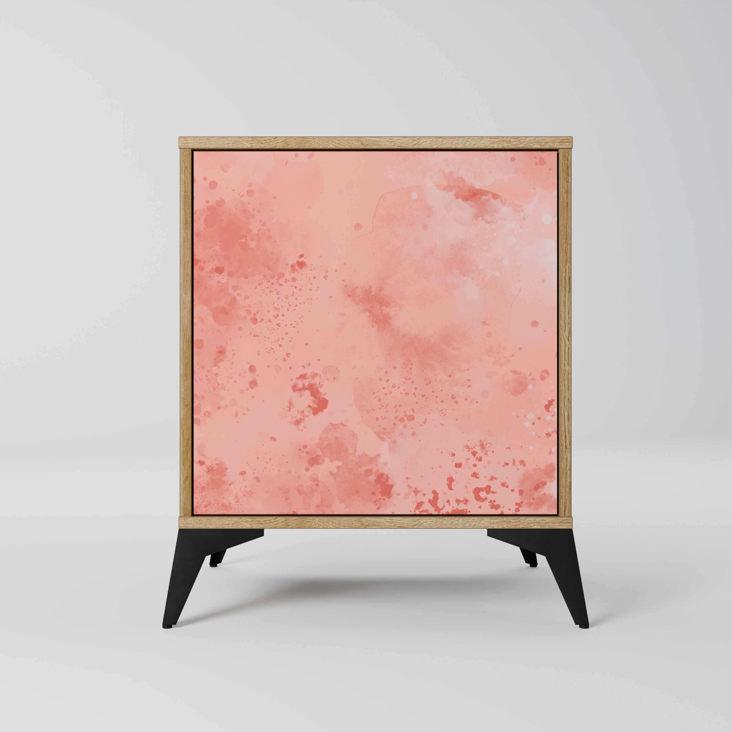 Aparador CRANE DANCE de 1 puerta con acabado roble