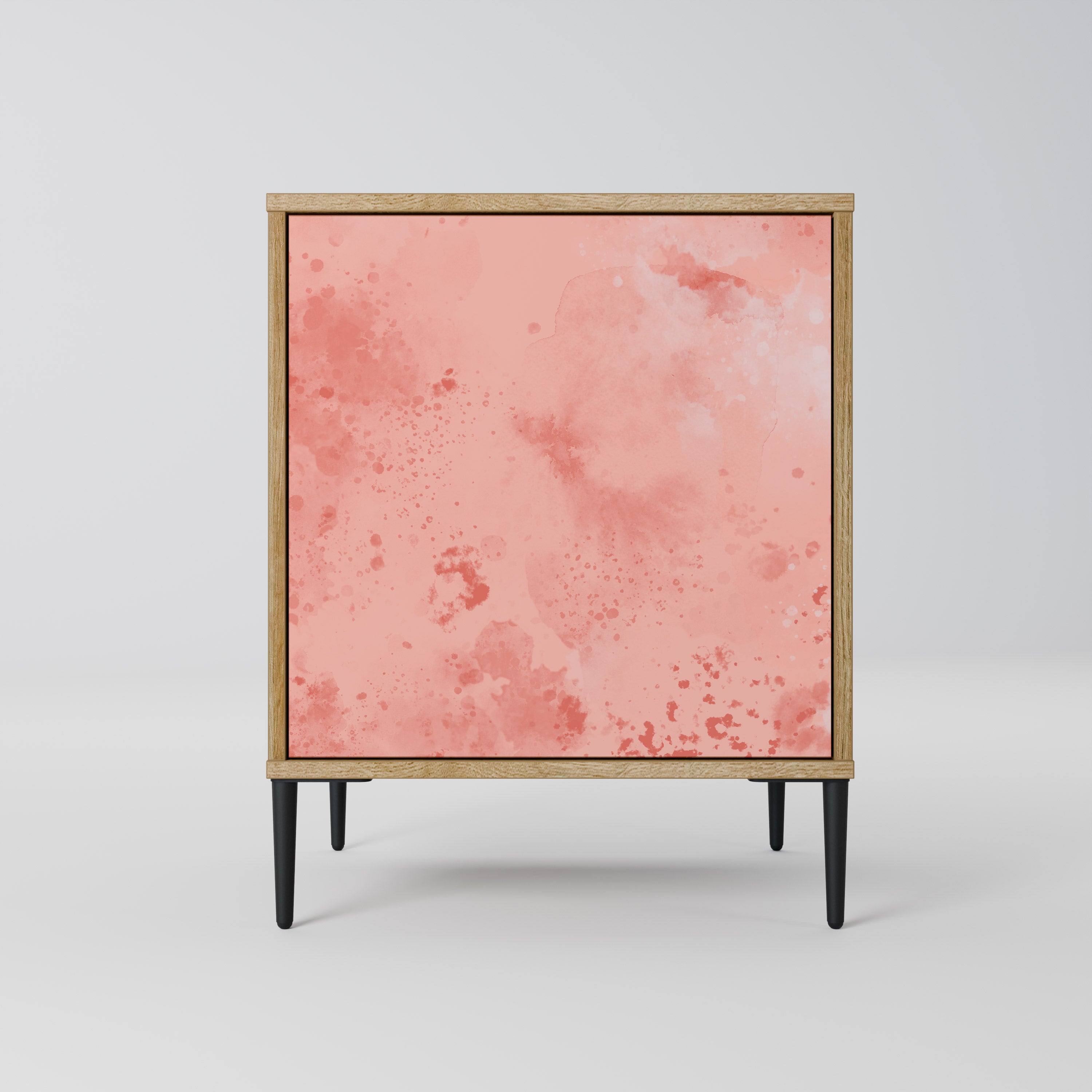 Aparador CRANE DANCE de 1 puerta con acabado roble