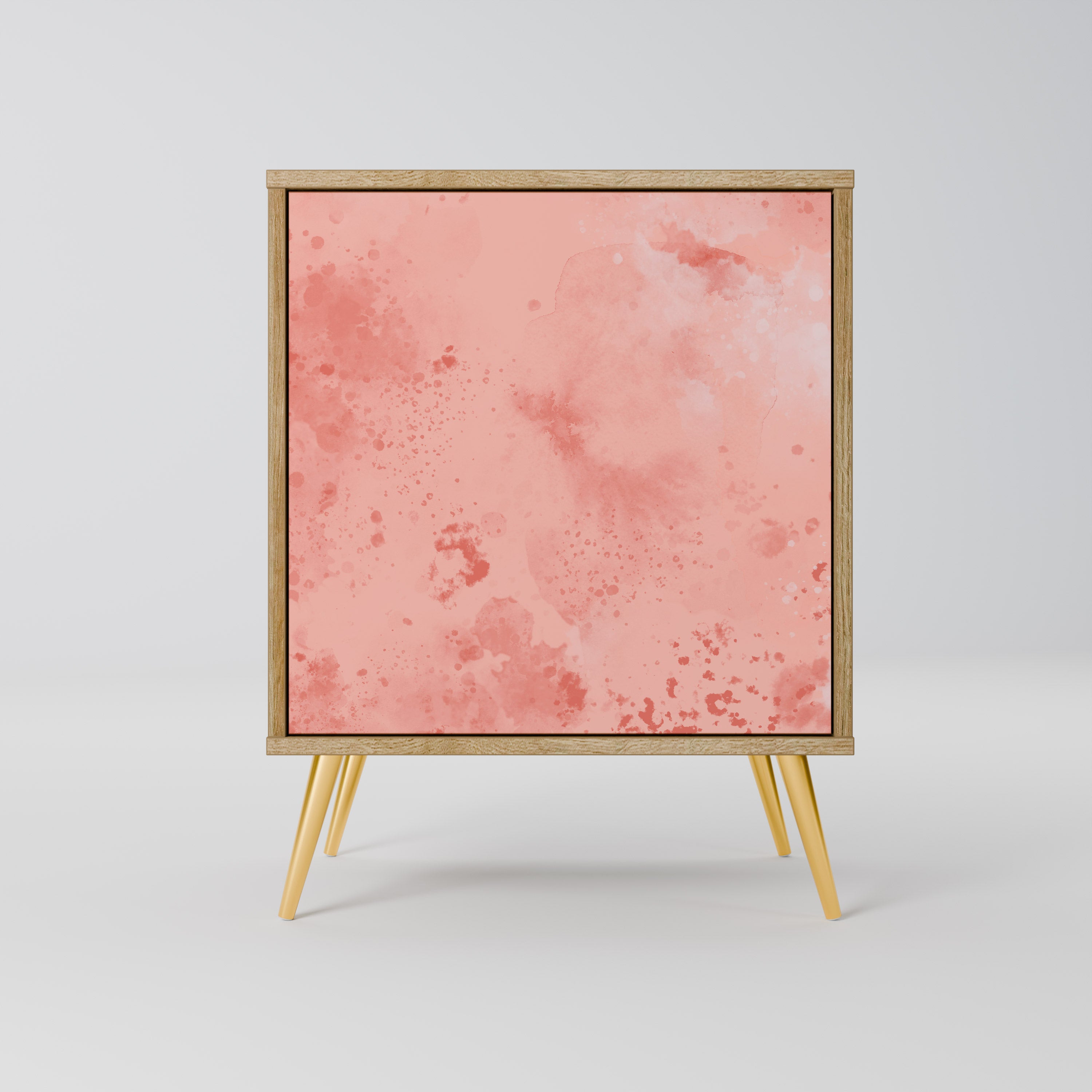 Aparador CRANE DANCE de 1 puerta con acabado roble