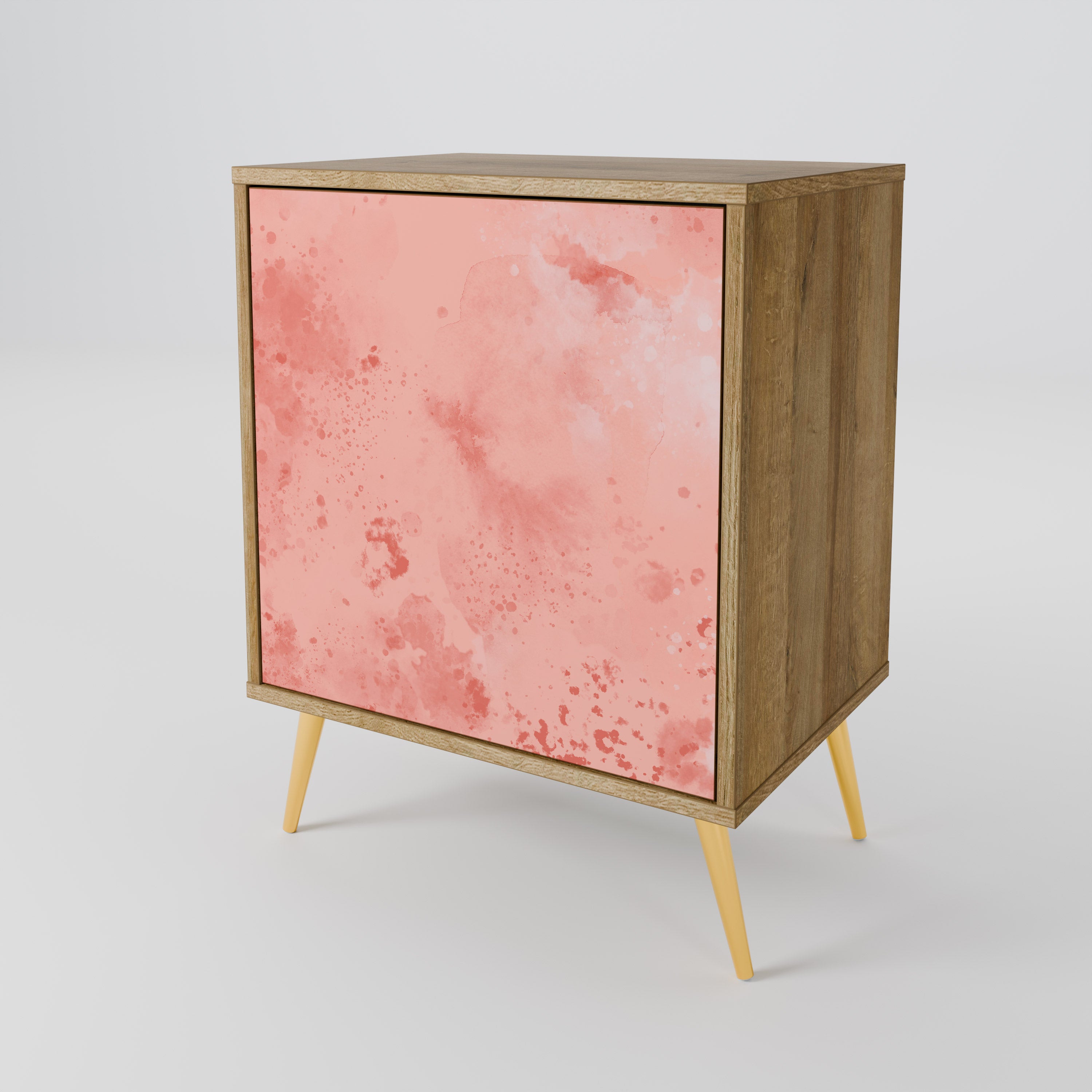 Aparador CRANE DANCE de 1 puerta con acabado roble