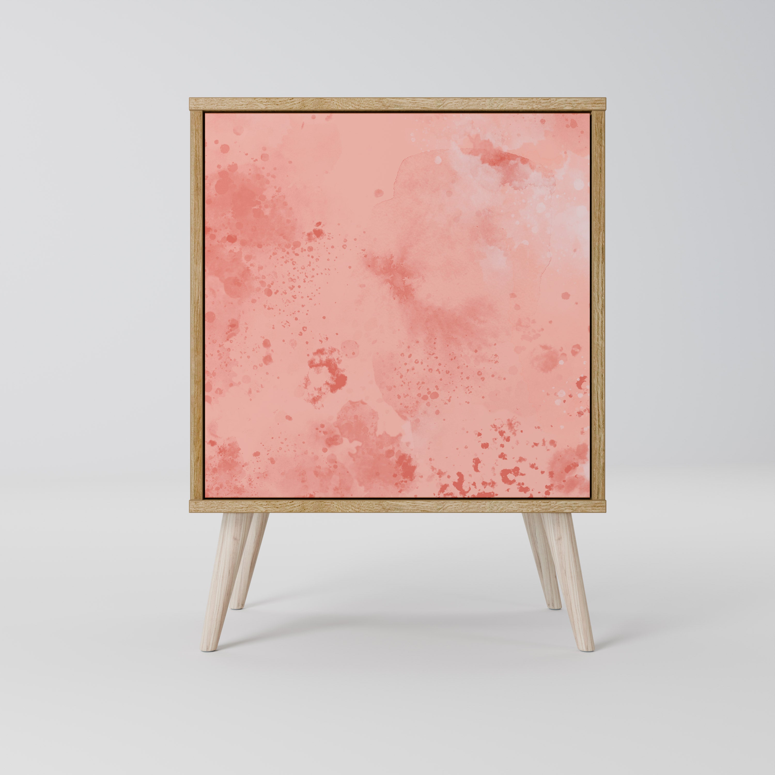 Aparador CRANE DANCE de 1 puerta con acabado roble