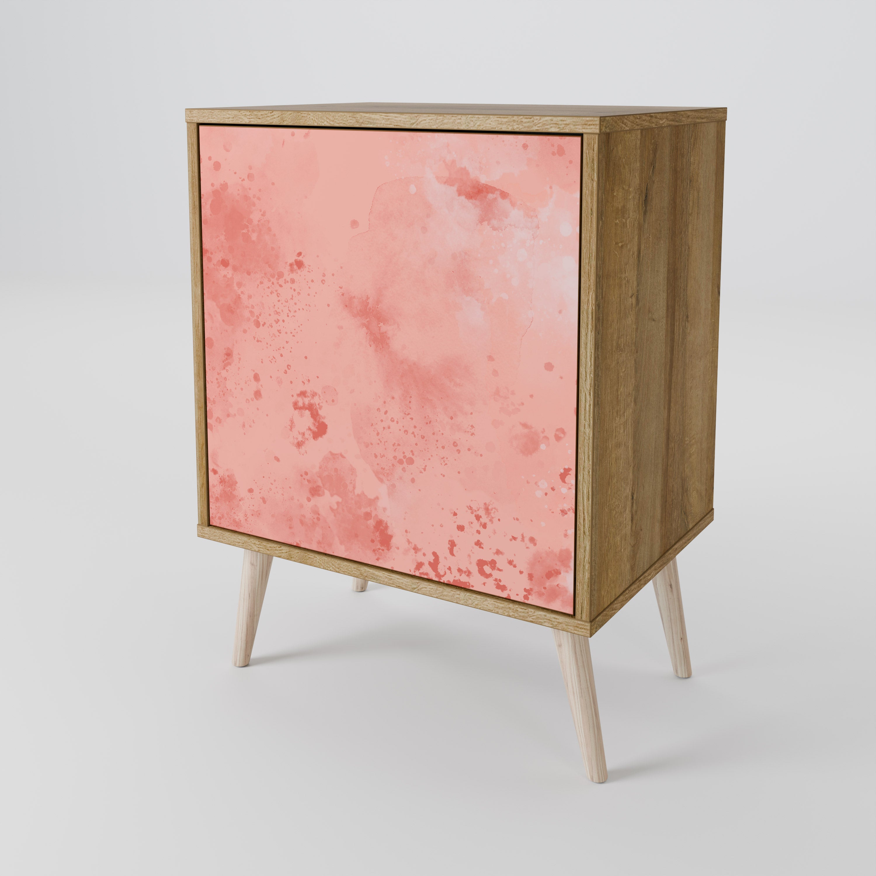 Aparador CRANE DANCE de 1 puerta con acabado roble