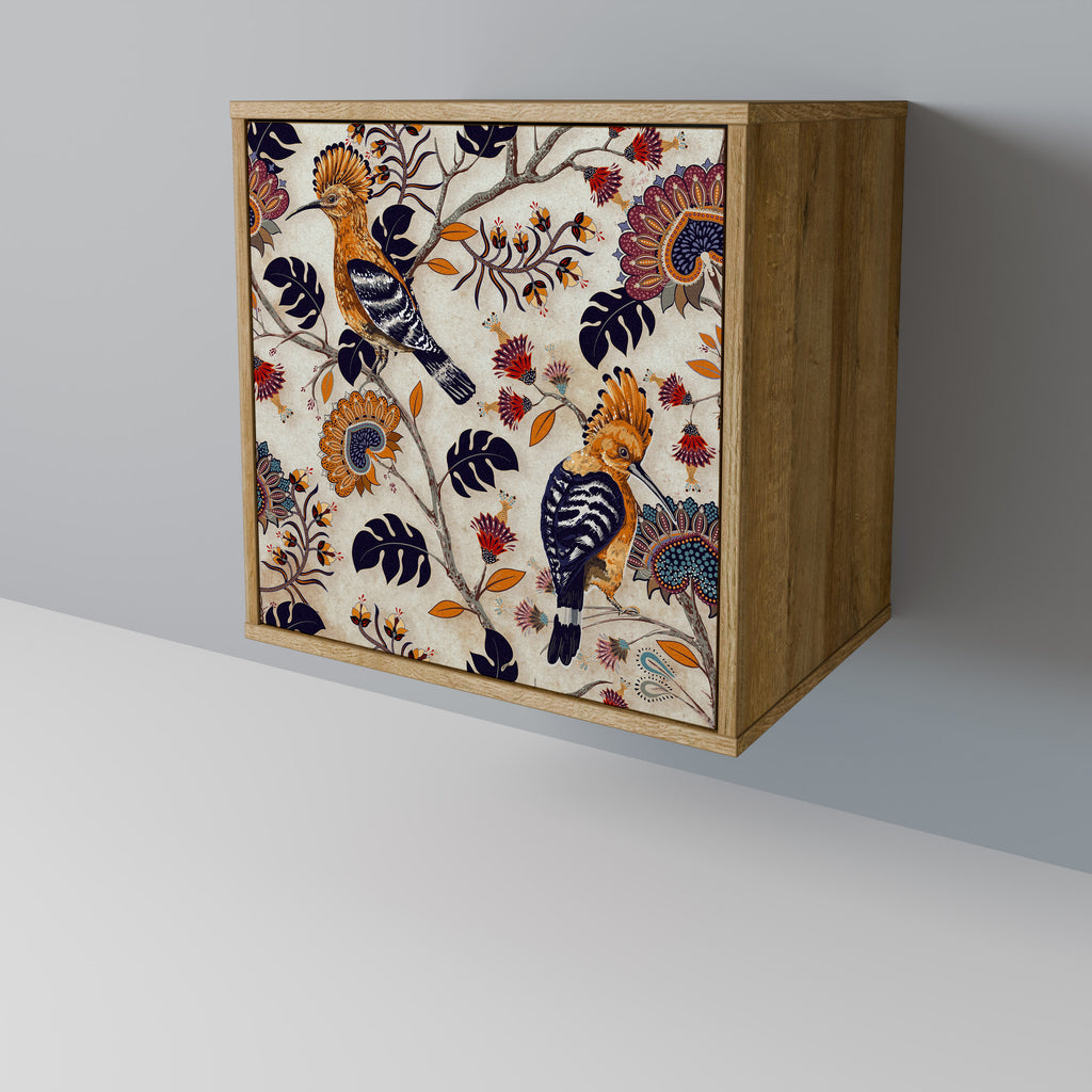 Aparador EMINENT HOOPOE de 1 puerta con acabado efecto roble