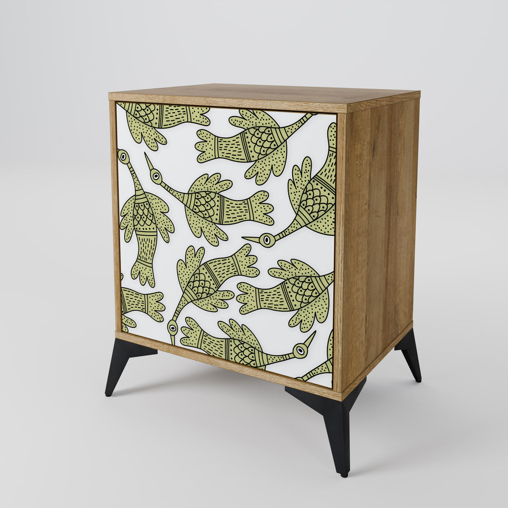 SEEDLING SONGBIRD 1-Door Sideboard in Oak Effect