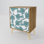 WATERSPOUT SONGIBIRD Aparador de 1 Puerta en Efecto Roble