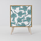 WATERSPOUT SONGIBIRD Aparador de 1 Puerta en Efecto Roble