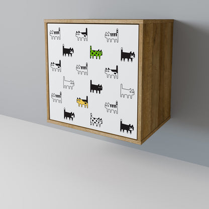 CATS COMPILATION 1-Door Sideboard