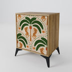 DANCING PREDATORS 1-Door Sideboard in Oak Effect