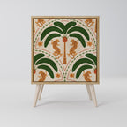 DANCING PREDATORS 1-Door Sideboard in Oak Effect