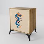 MYTHOLOGICAL CREATURES 1-Door Sideboard in Oak Effect