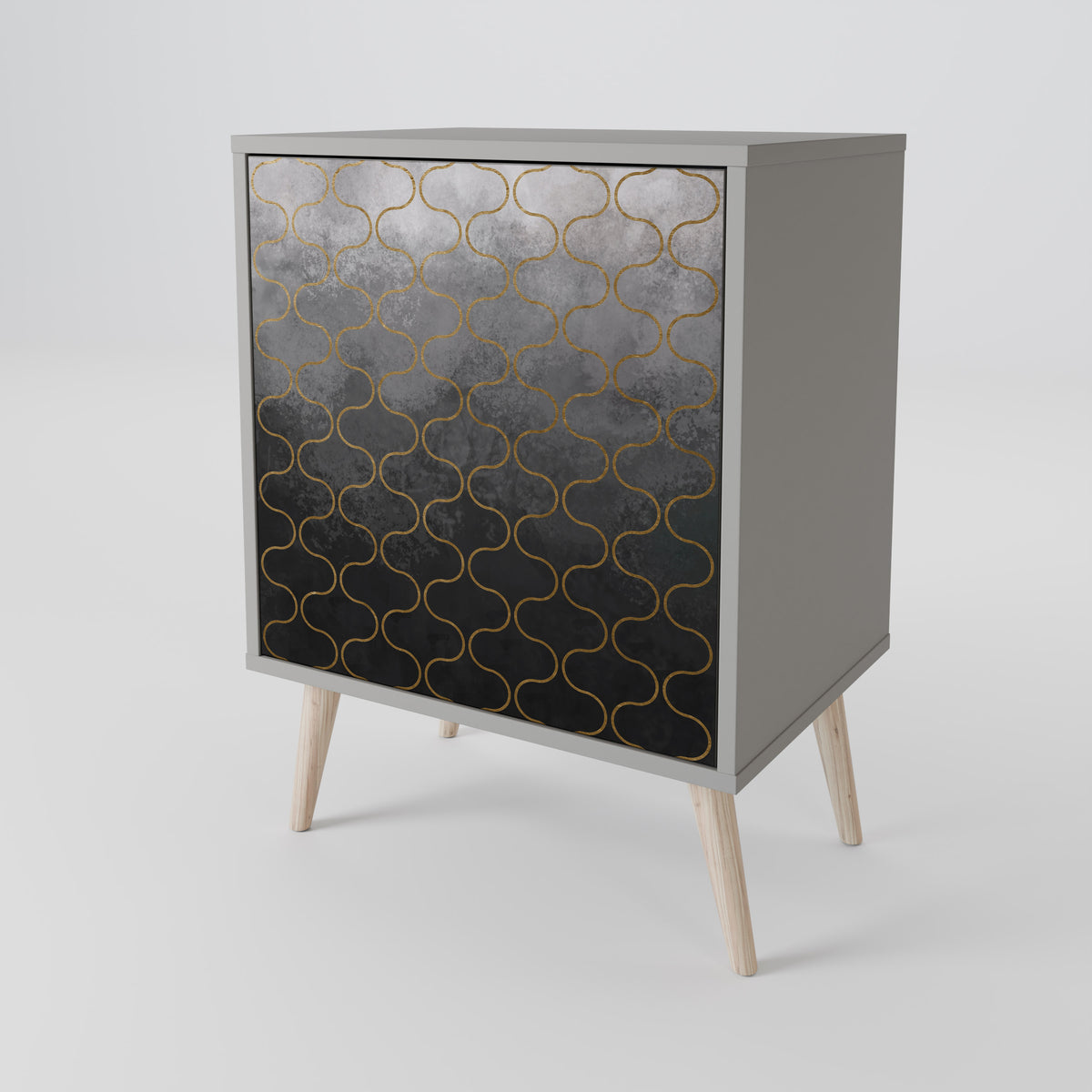 TESSELATED GRAYISH 1-Door Sideboard