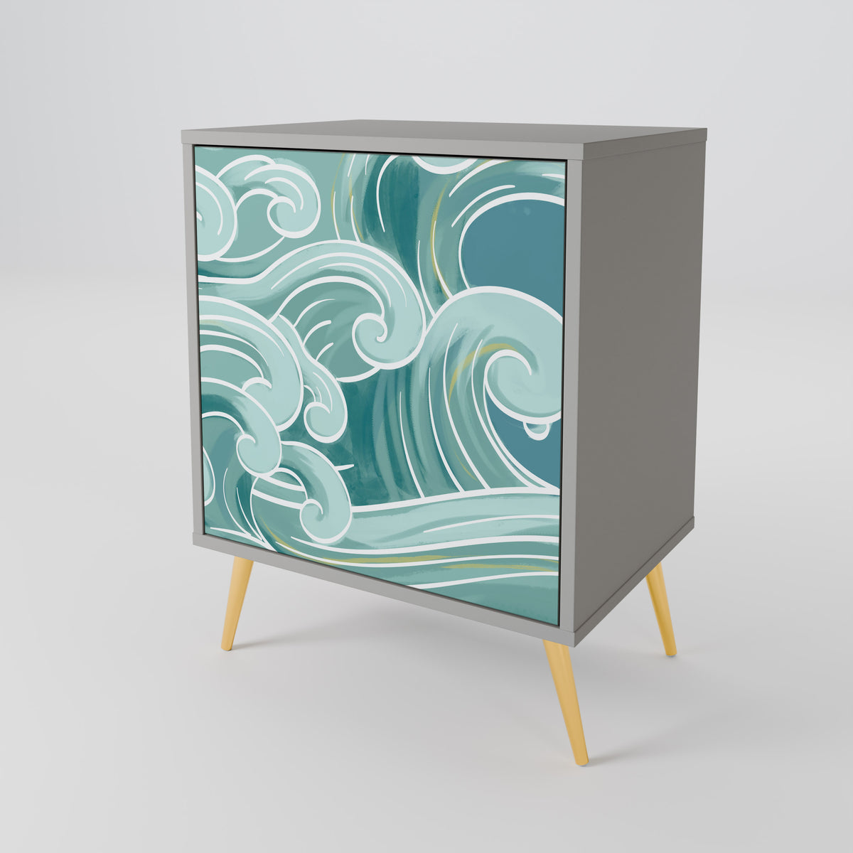 ASIAN SWAY 1-Door Sideboard