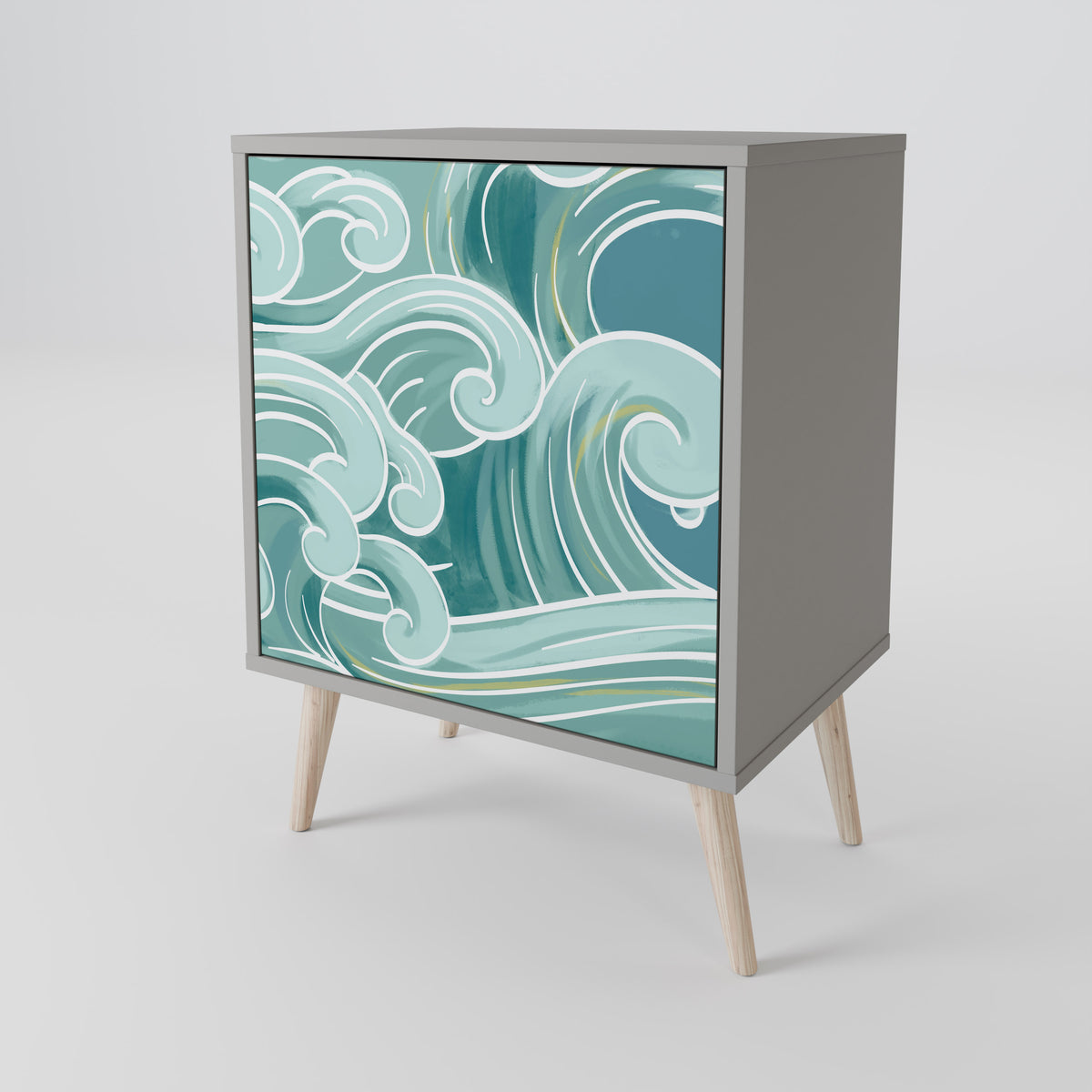 ASIAN SWAY 1-Door Sideboard