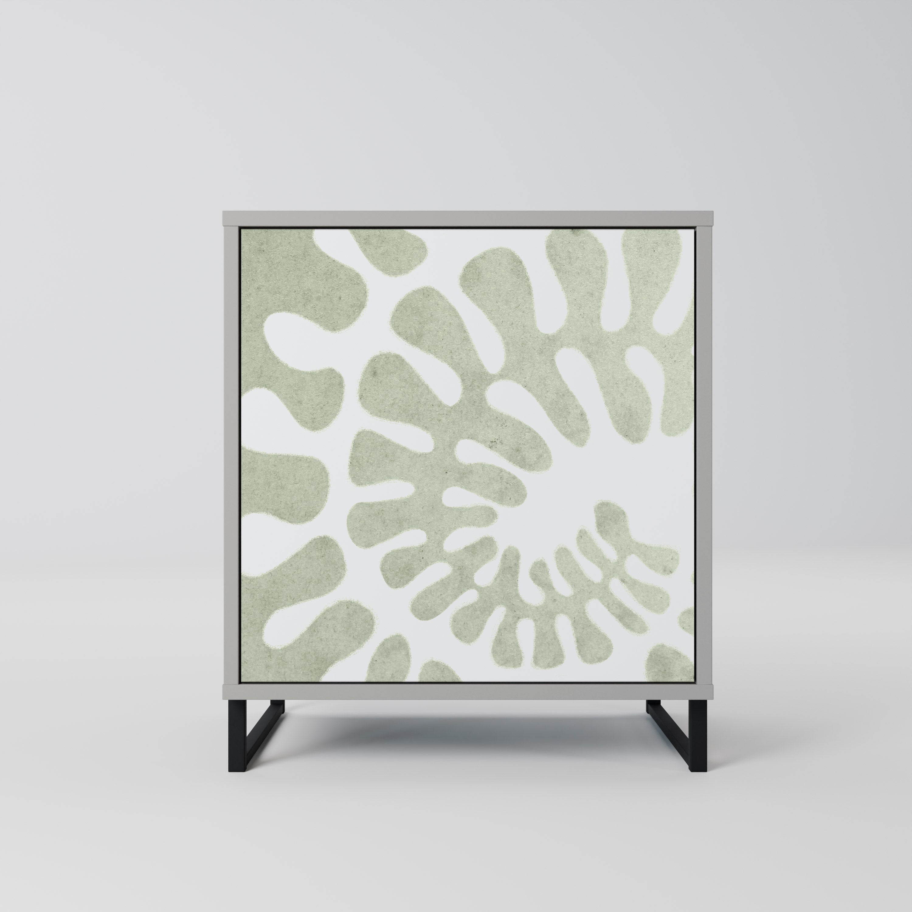 Aparador HELIX DANCE de 1 puerta en acabado gris