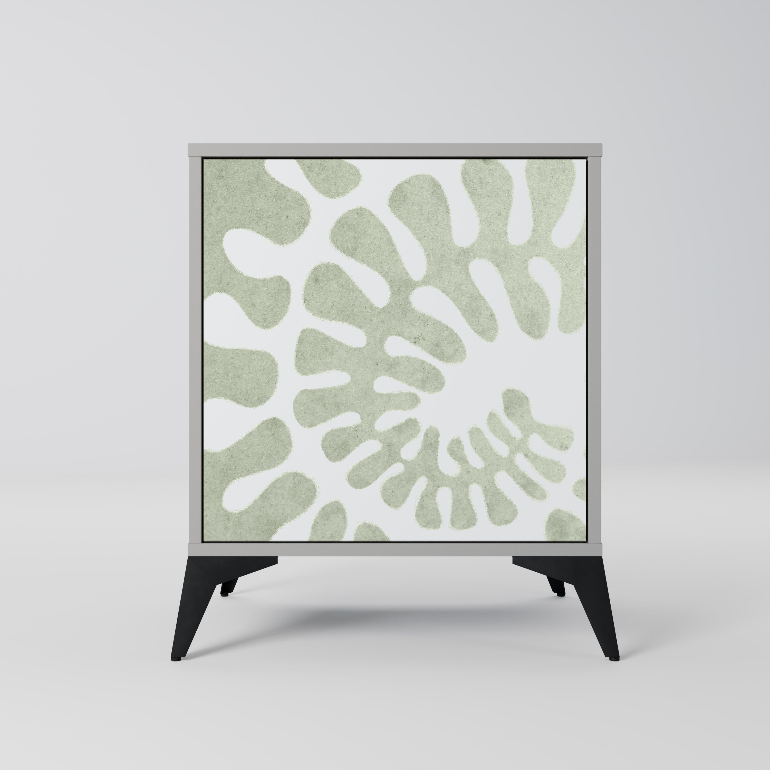 Aparador HELIX DANCE de 1 puerta en acabado gris