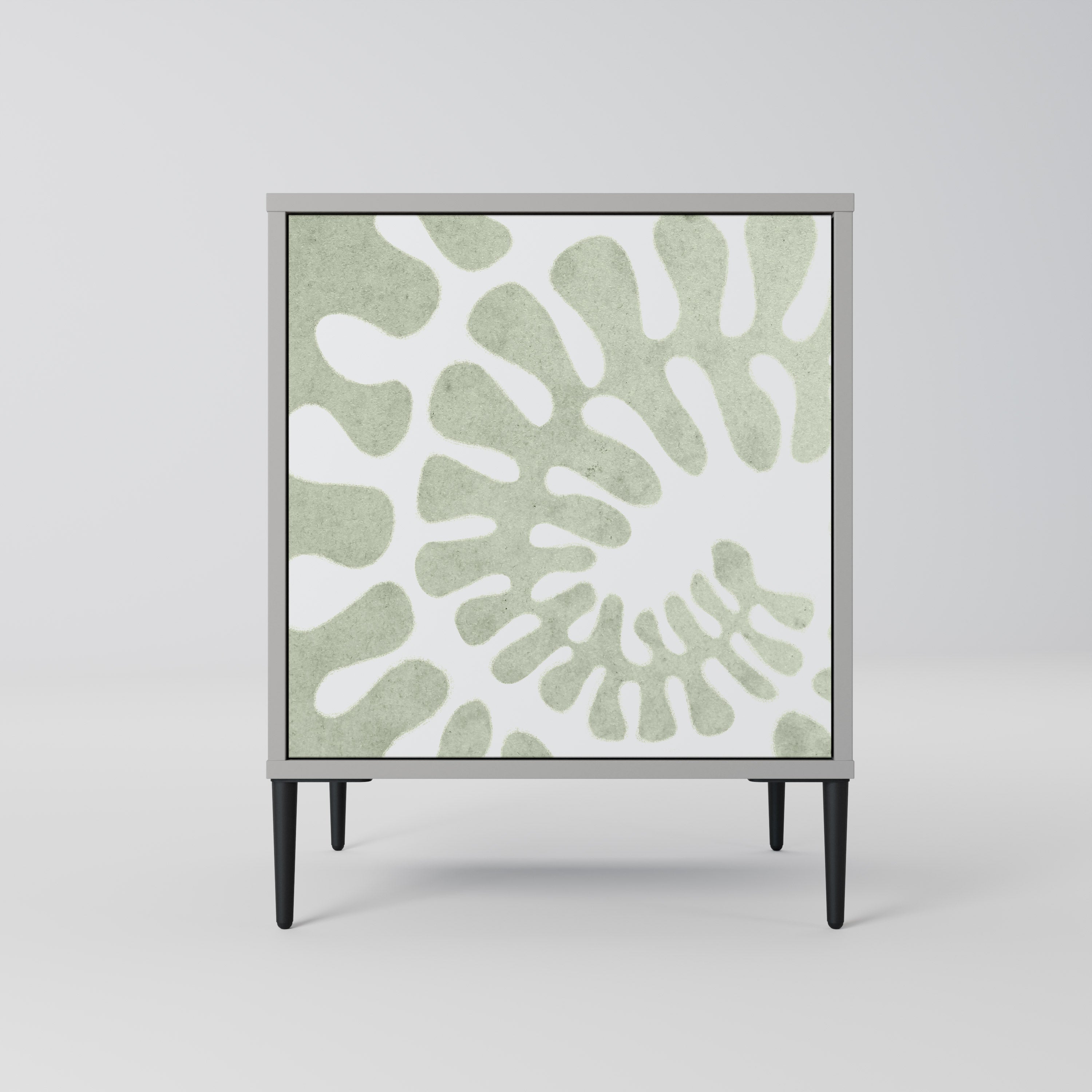 Aparador HELIX DANCE de 1 puerta en acabado gris