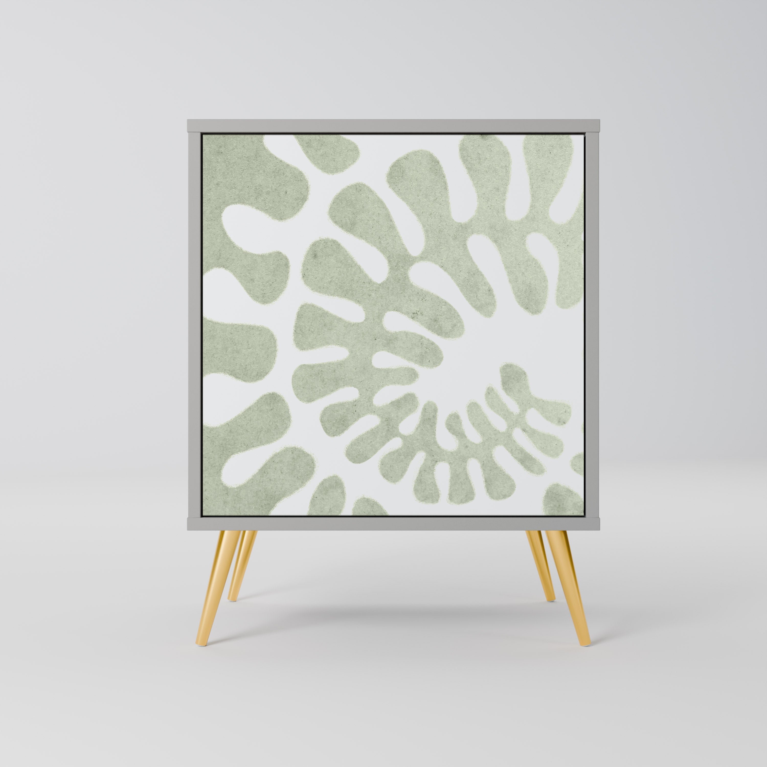 Aparador HELIX DANCE de 1 puerta en acabado gris