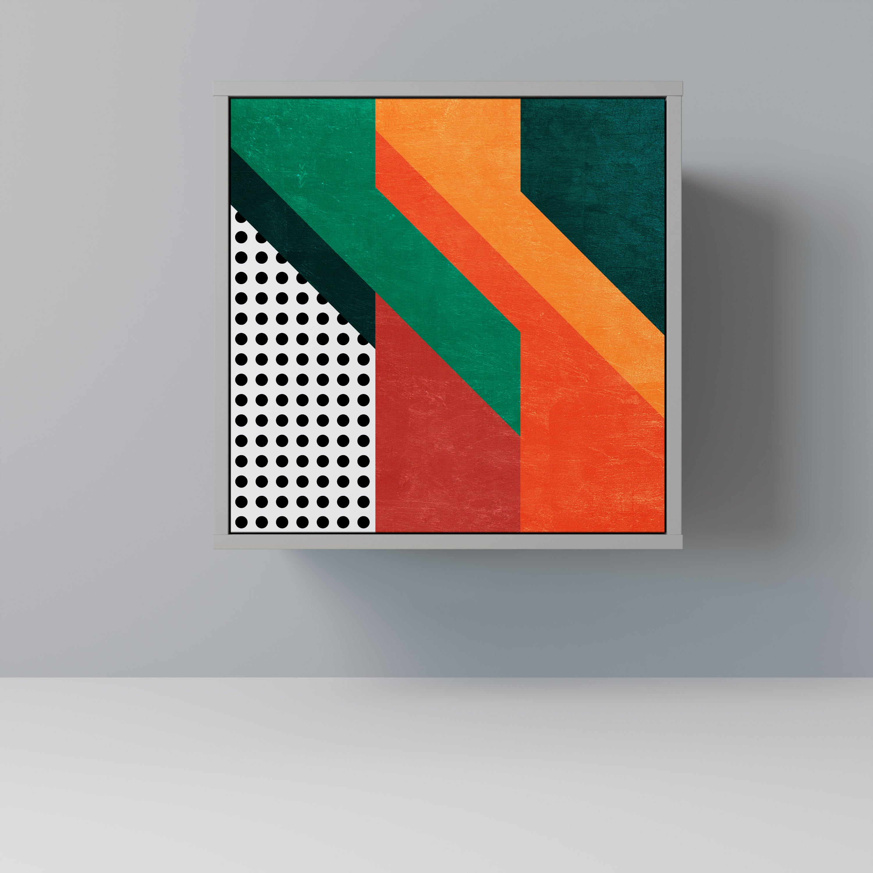 Aparador MAKESHIFT ARTISTRY de 1 puerta en acabado gris