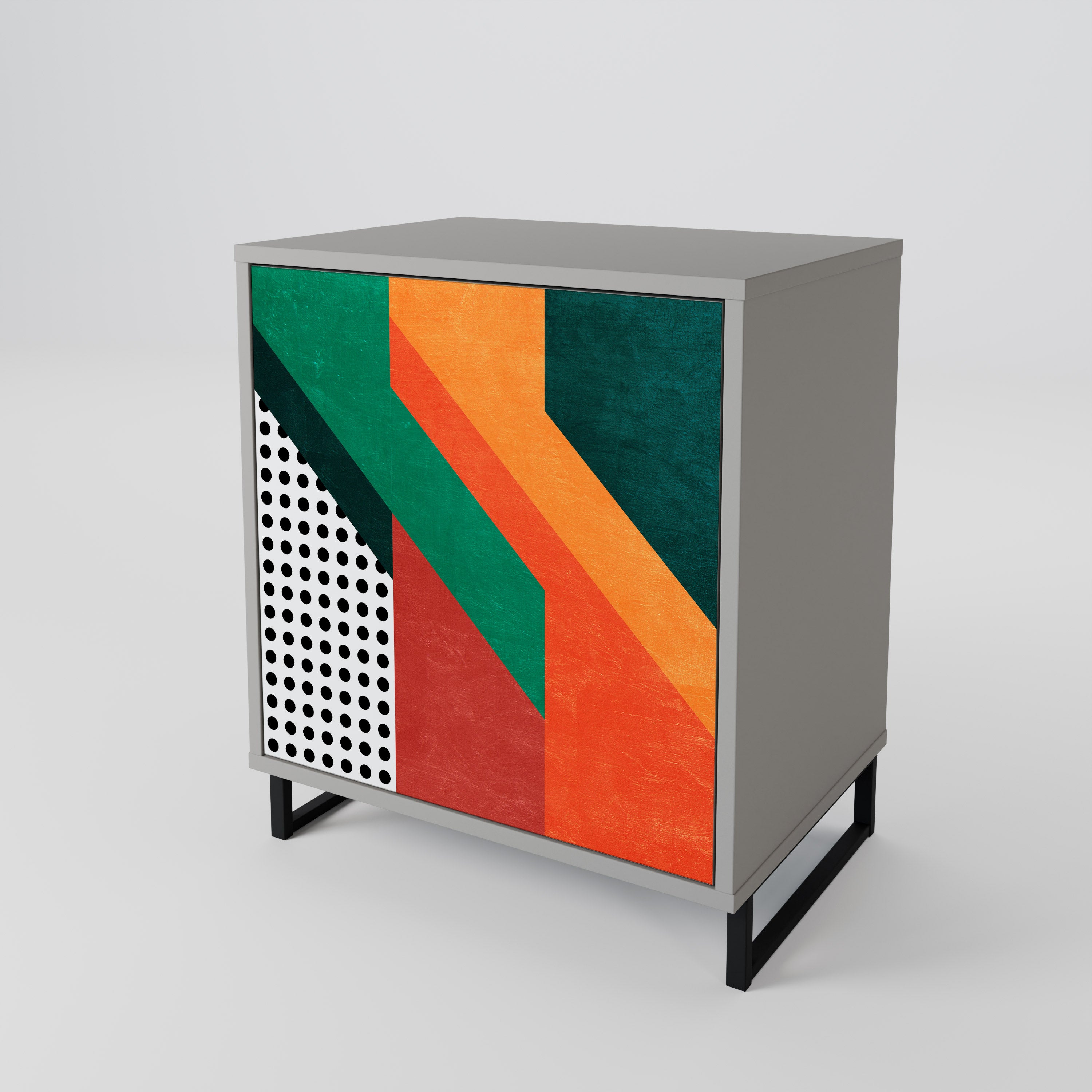 MAKESHIFT ARTISTRY Aparador de 1 Puerta