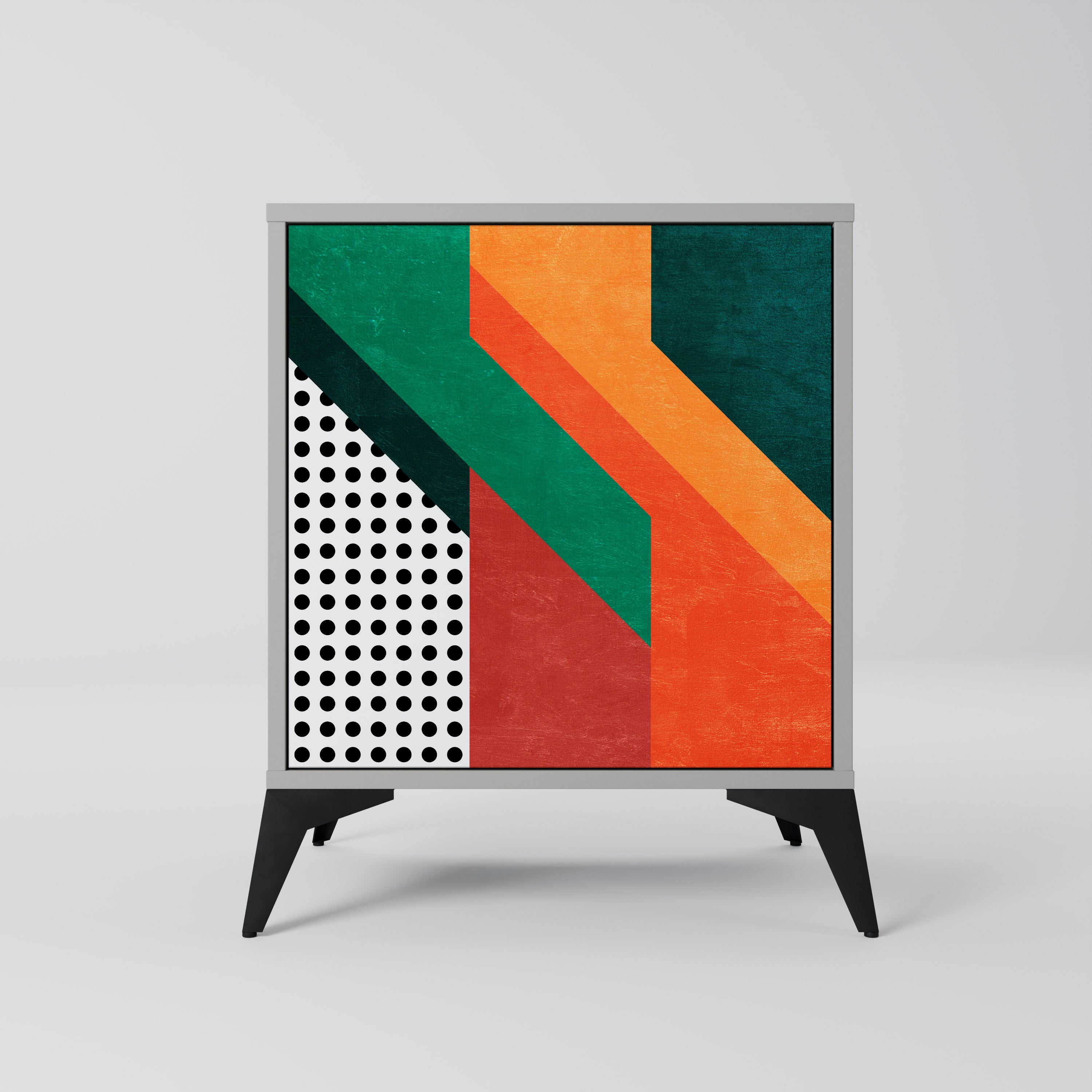 Aparador MAKESHIFT ARTISTRY de 1 puerta en acabado gris