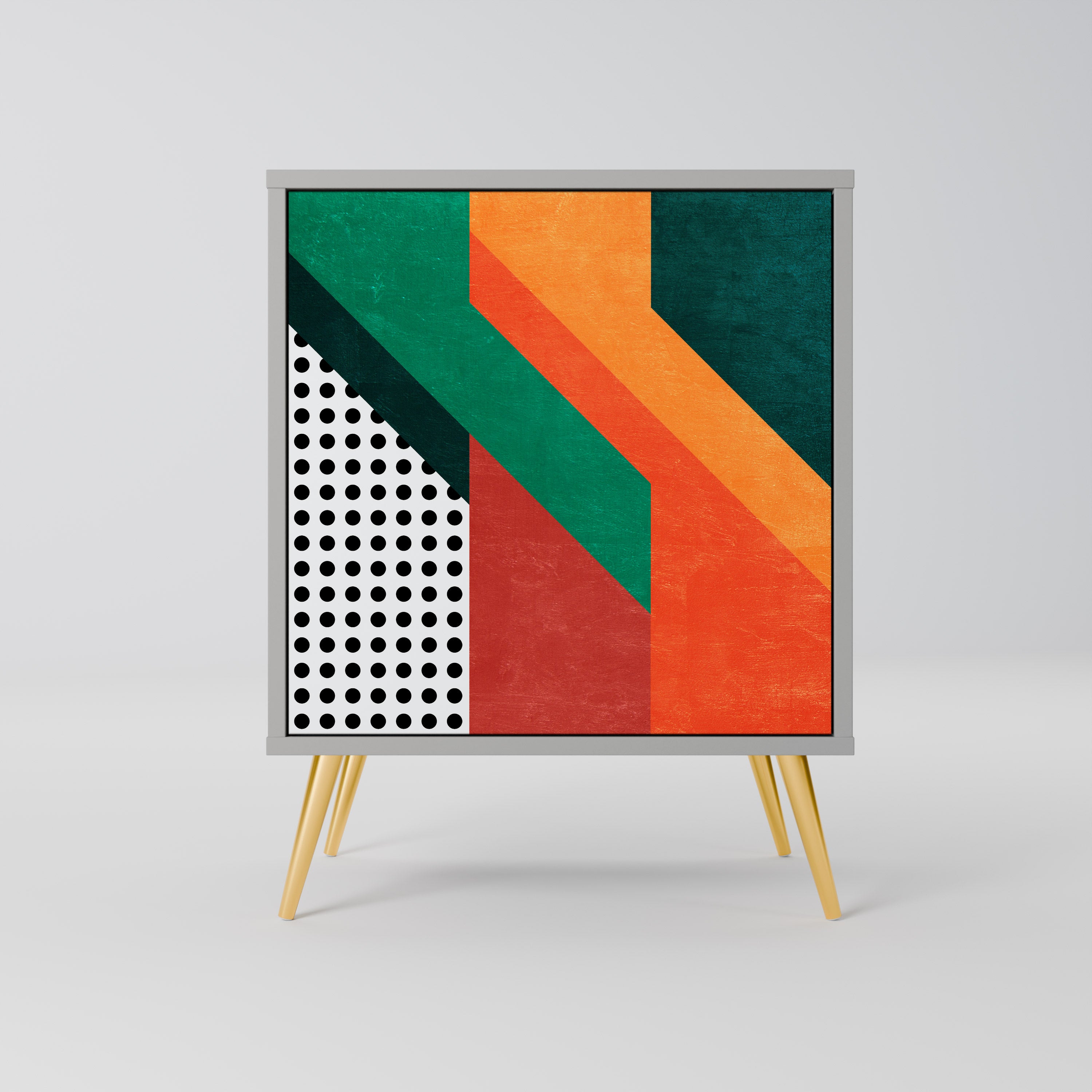 Aparador MAKESHIFT ARTISTRY de 1 puerta en acabado gris