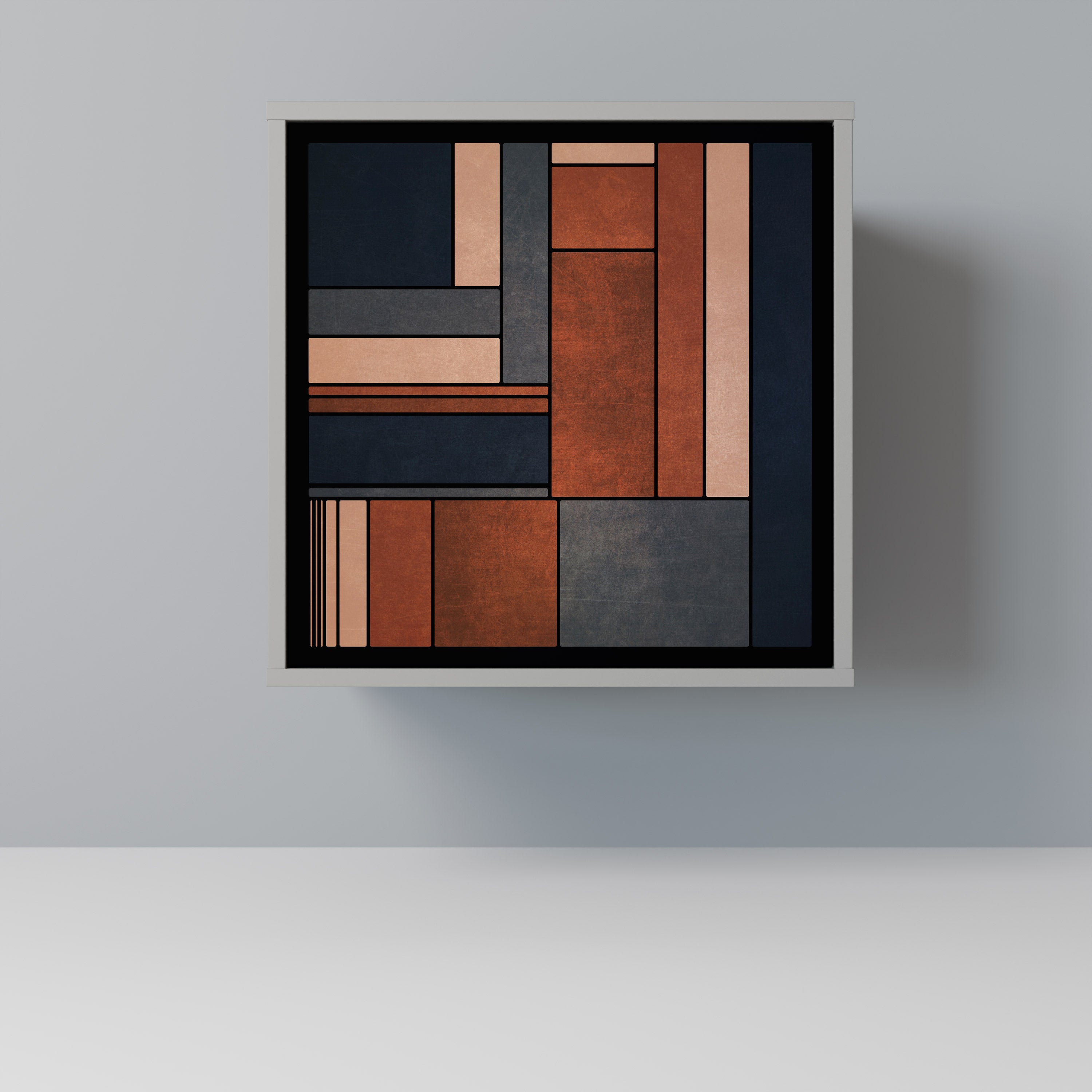 Aparador INTREPID FORMATION de 1 puerta en acabado gris