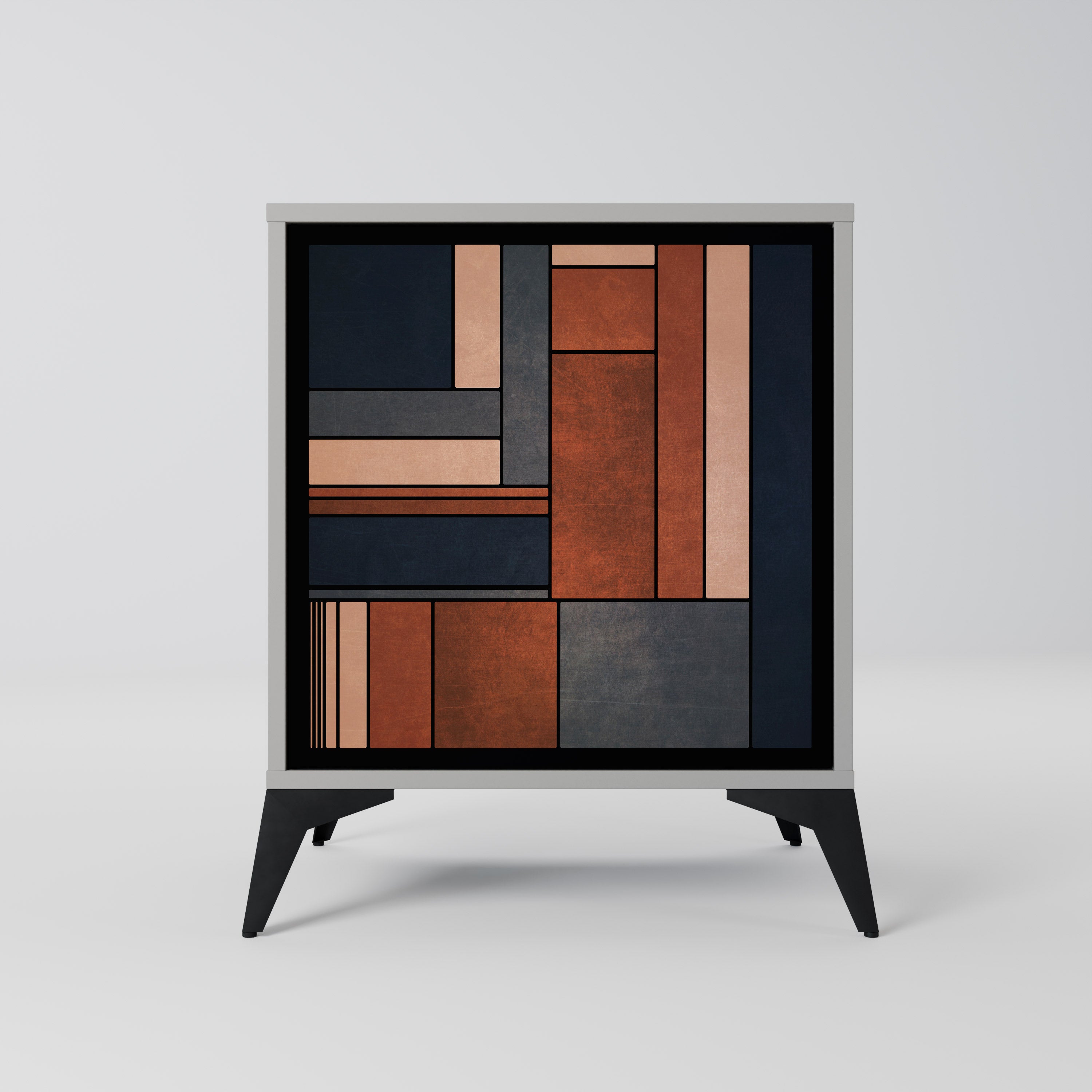 Aparador INTREPID FORMATION de 1 puerta en acabado gris