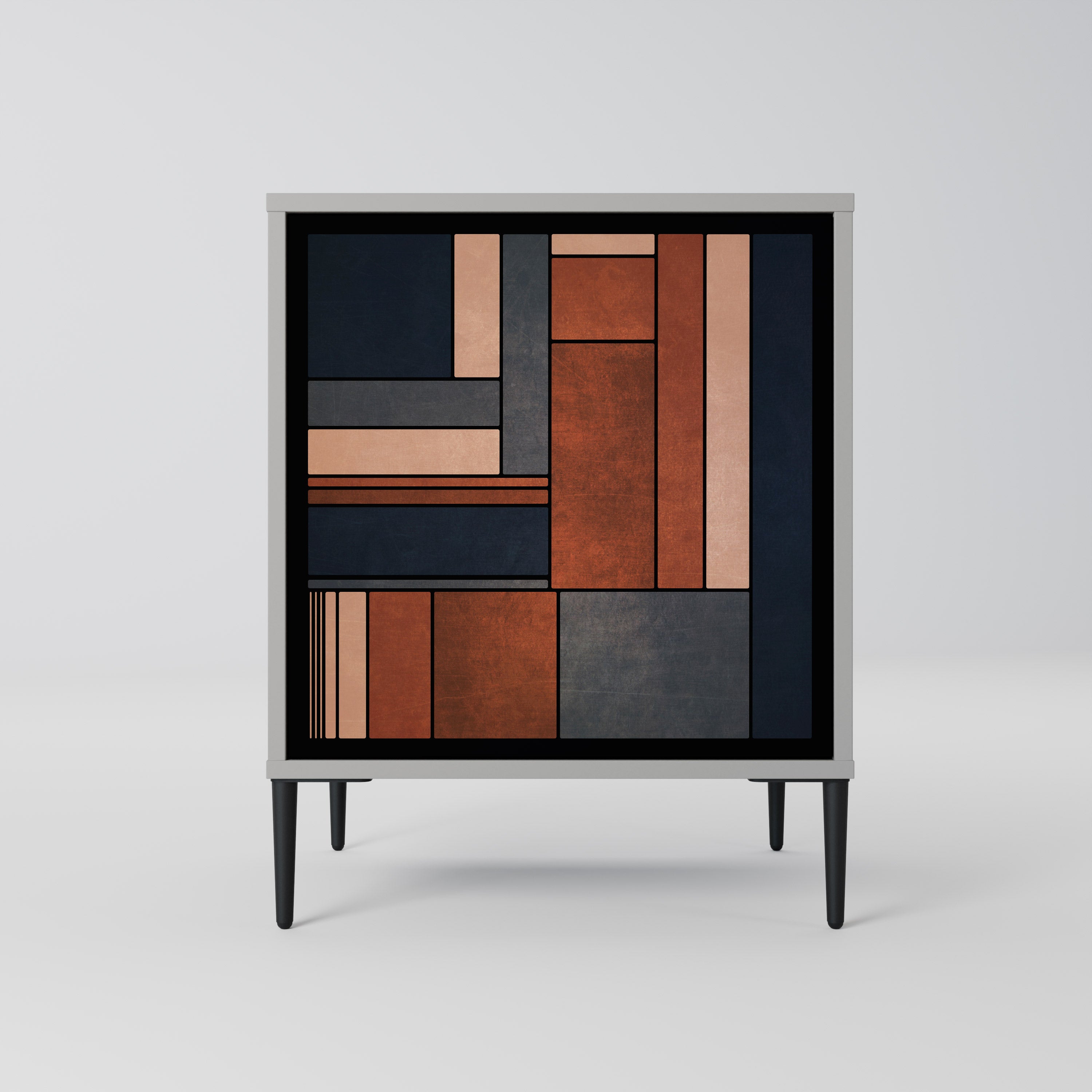 Aparador INTREPID FORMATION de 1 puerta en acabado gris