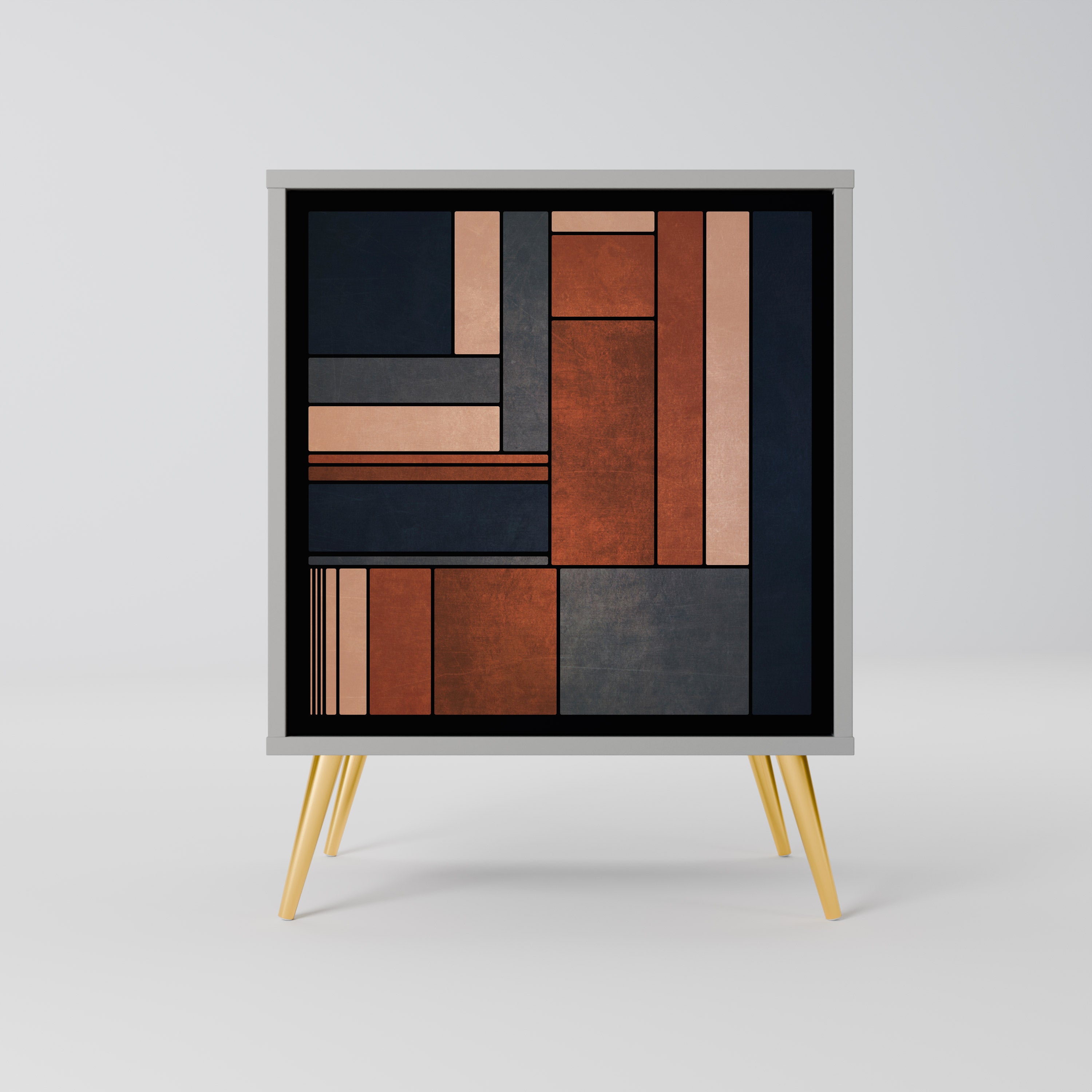 Aparador INTREPID FORMATION de 1 puerta en acabado gris