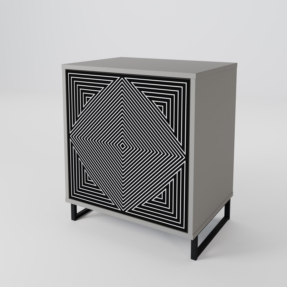 POLYGON ILLUSION Aparador de 1 Puerta