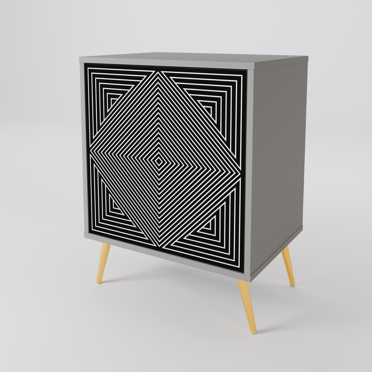 POLYGON ILLUSION Aparador de 1 Puerta