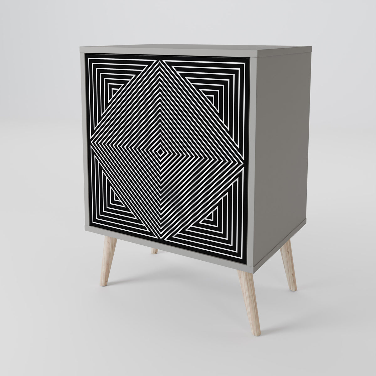 POLYGON ILLUSION Aparador de 1 Puerta