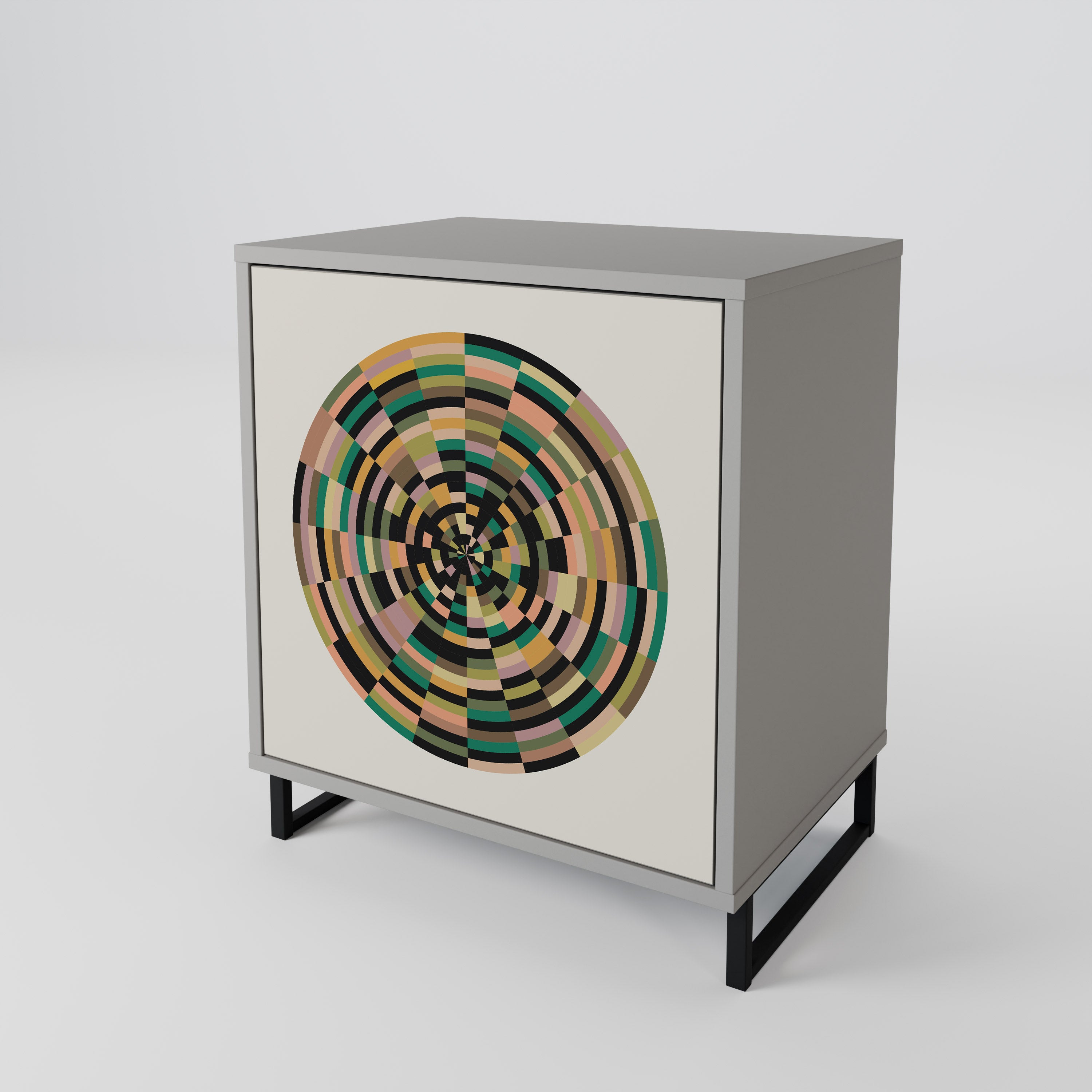 GREEN CIRCLES Aparador de 1 Puerta