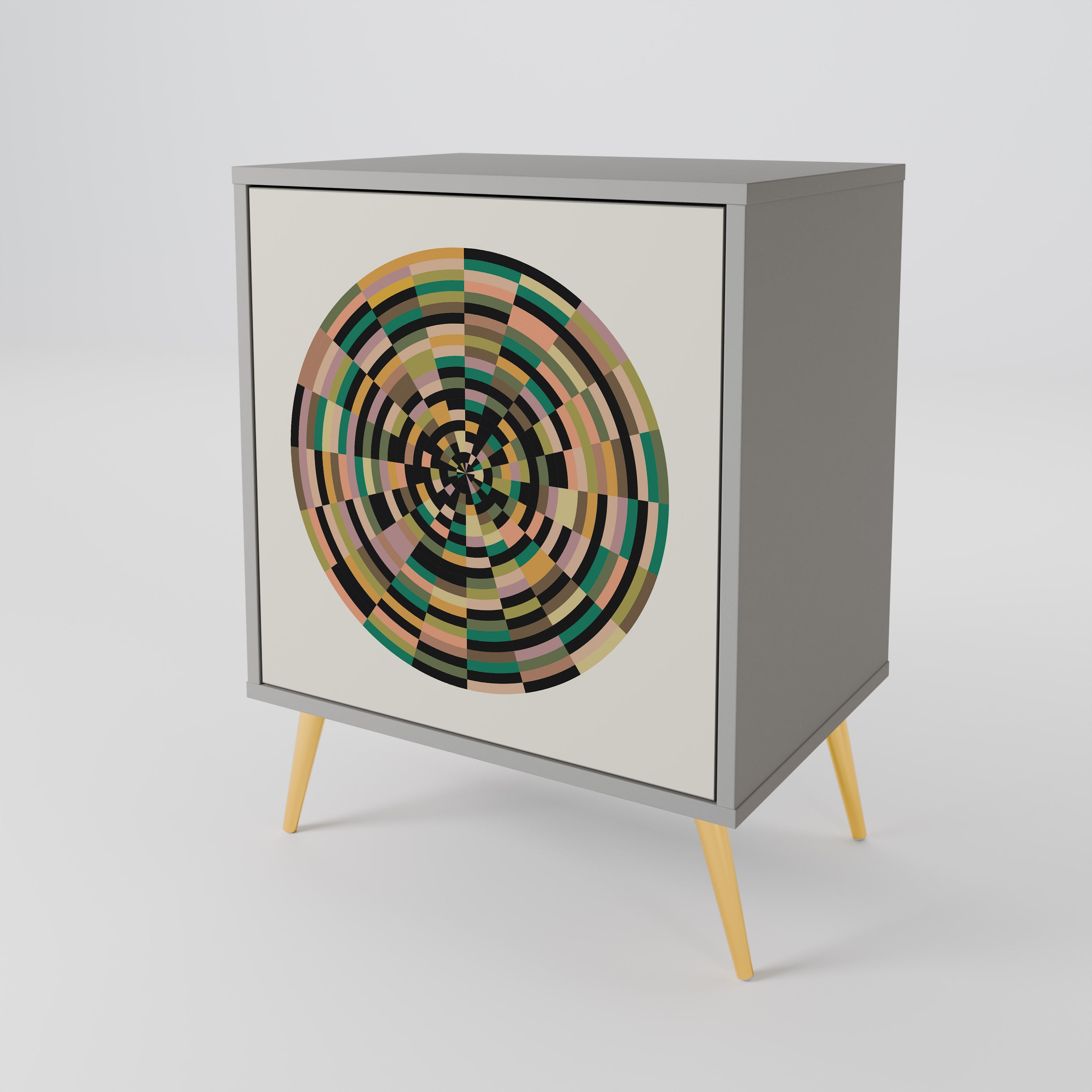 GREEN CIRCLES Aparador de 1 Puerta