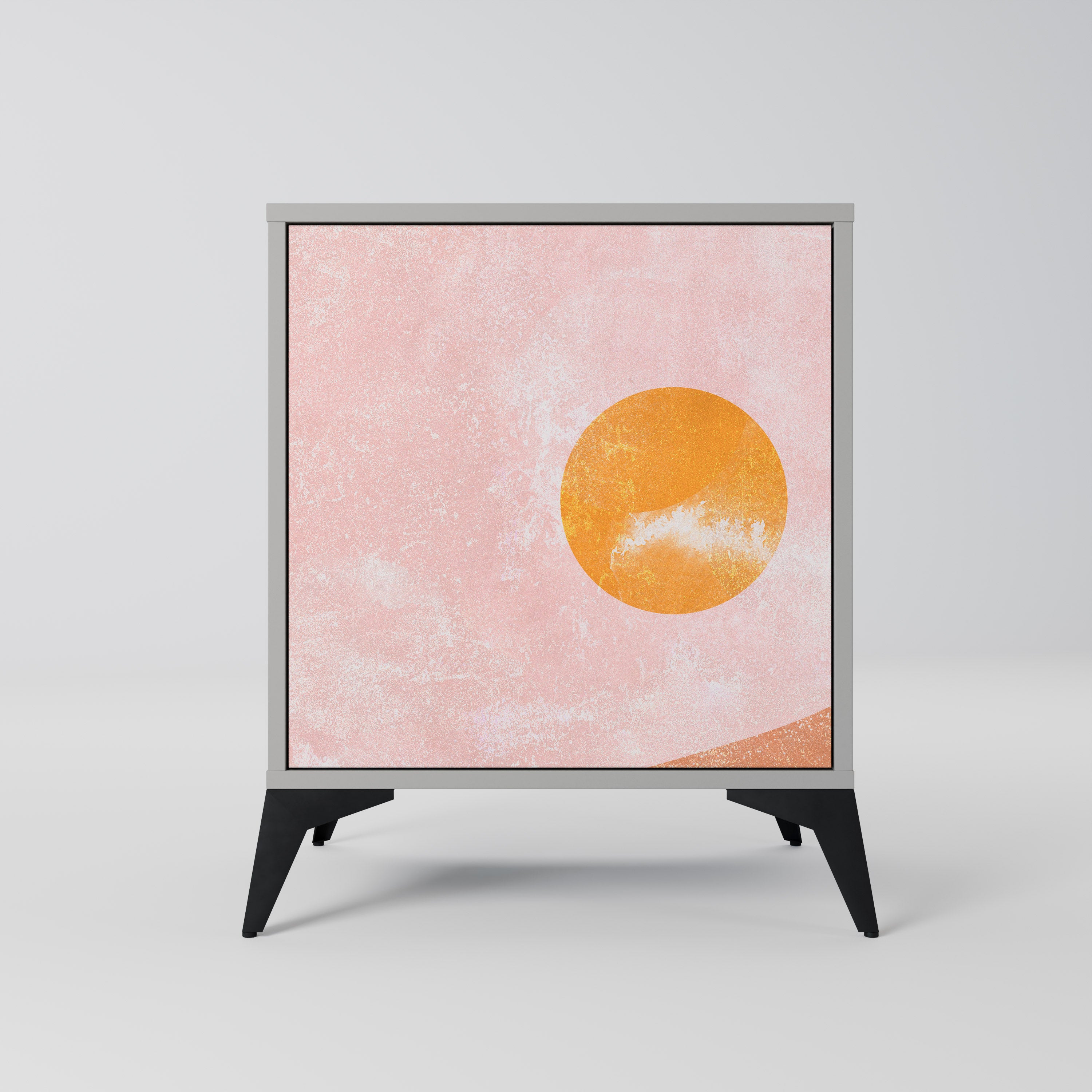 Aparador LUMINOUS SUNLIGHT de 1 puerta en acabado gris