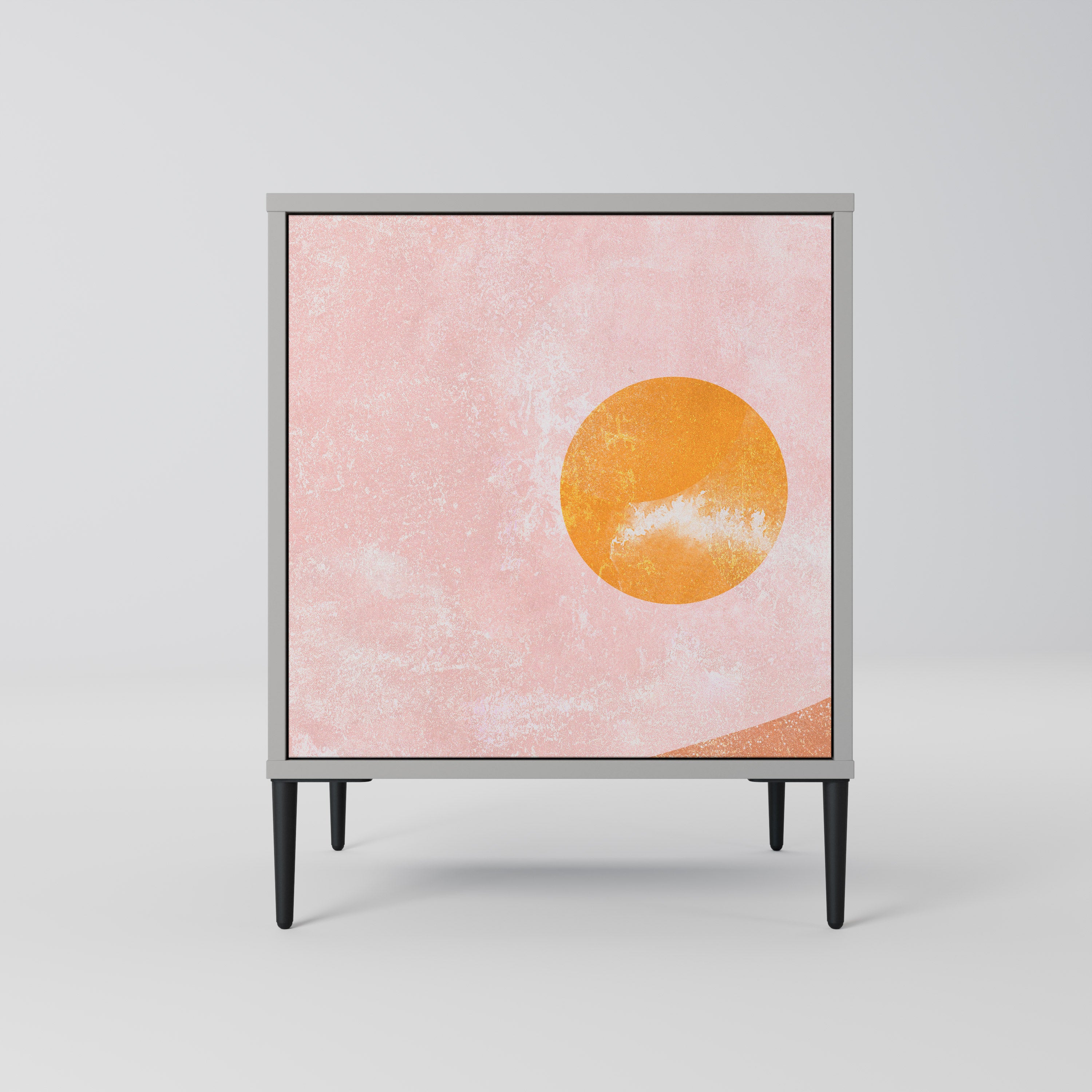 Aparador LUMINOUS SUNLIGHT de 1 puerta en acabado gris