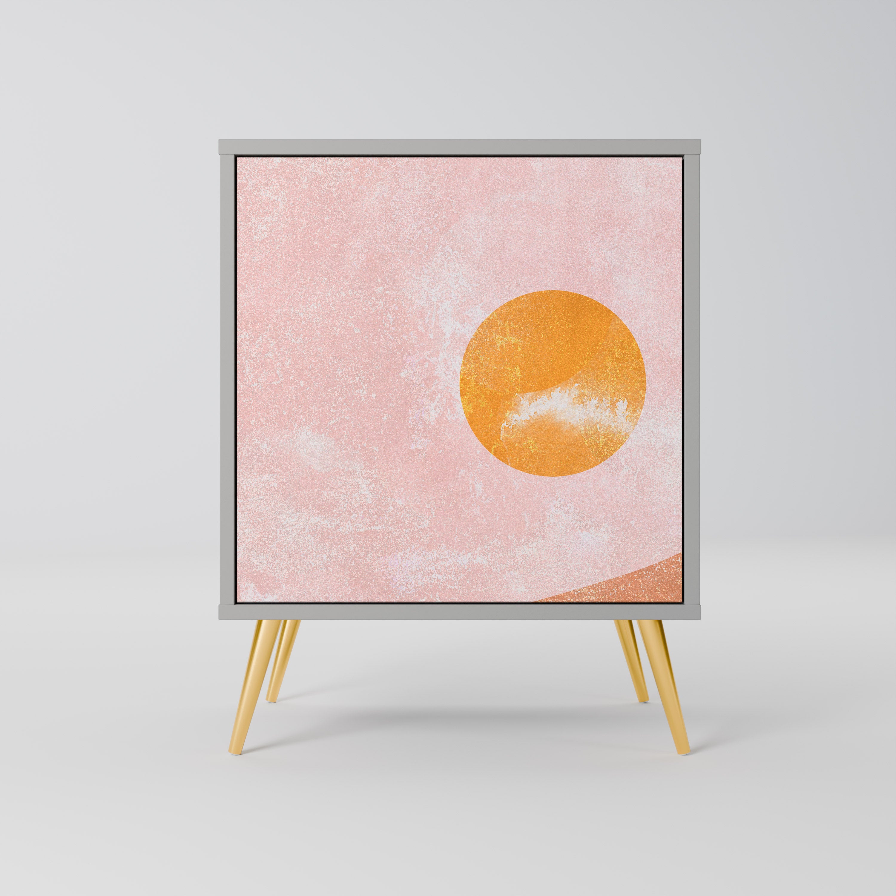 Aparador LUMINOUS SUNLIGHT de 1 puerta en acabado gris