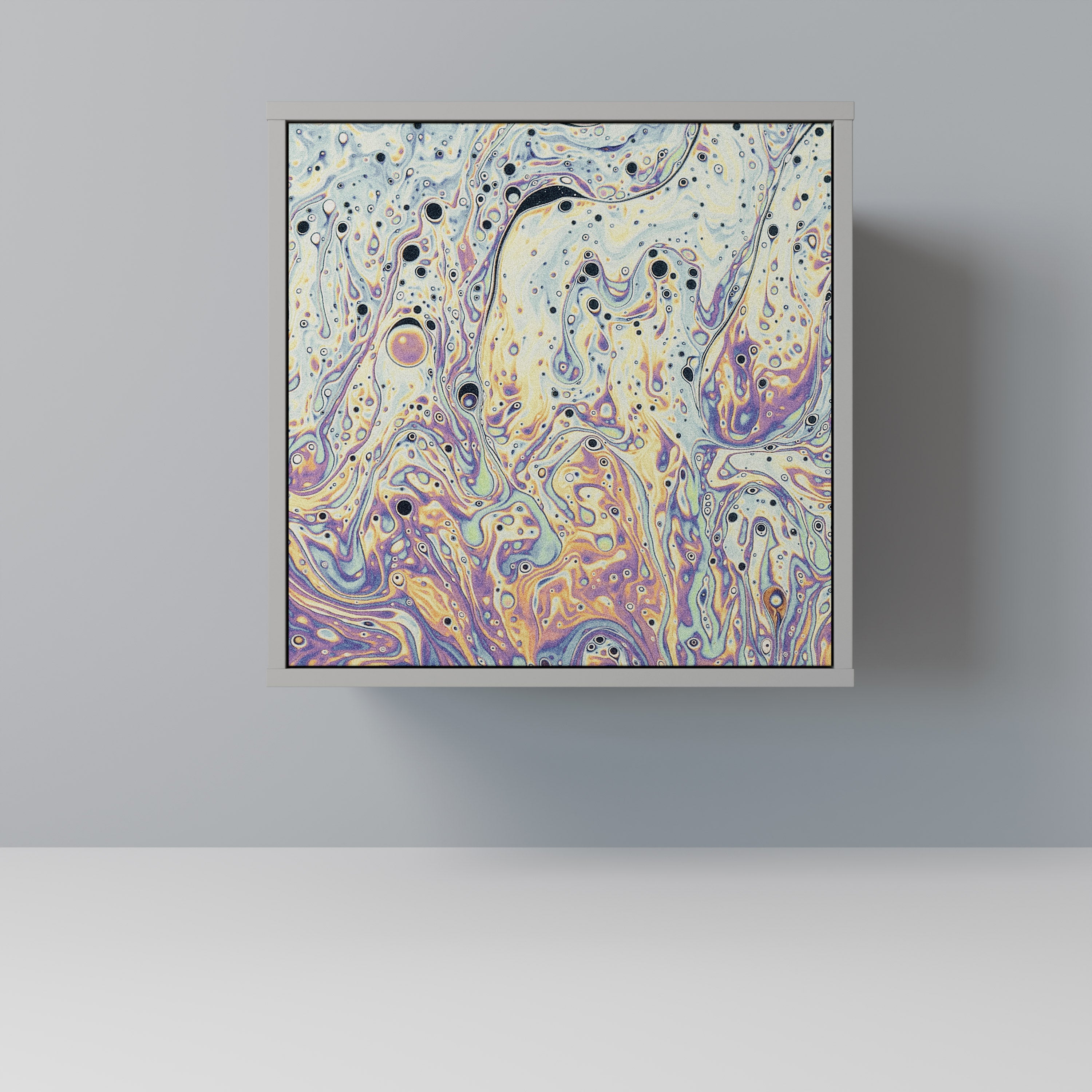 Aparador MOSAIC OF COLORS de 1 puerta en acabado gris