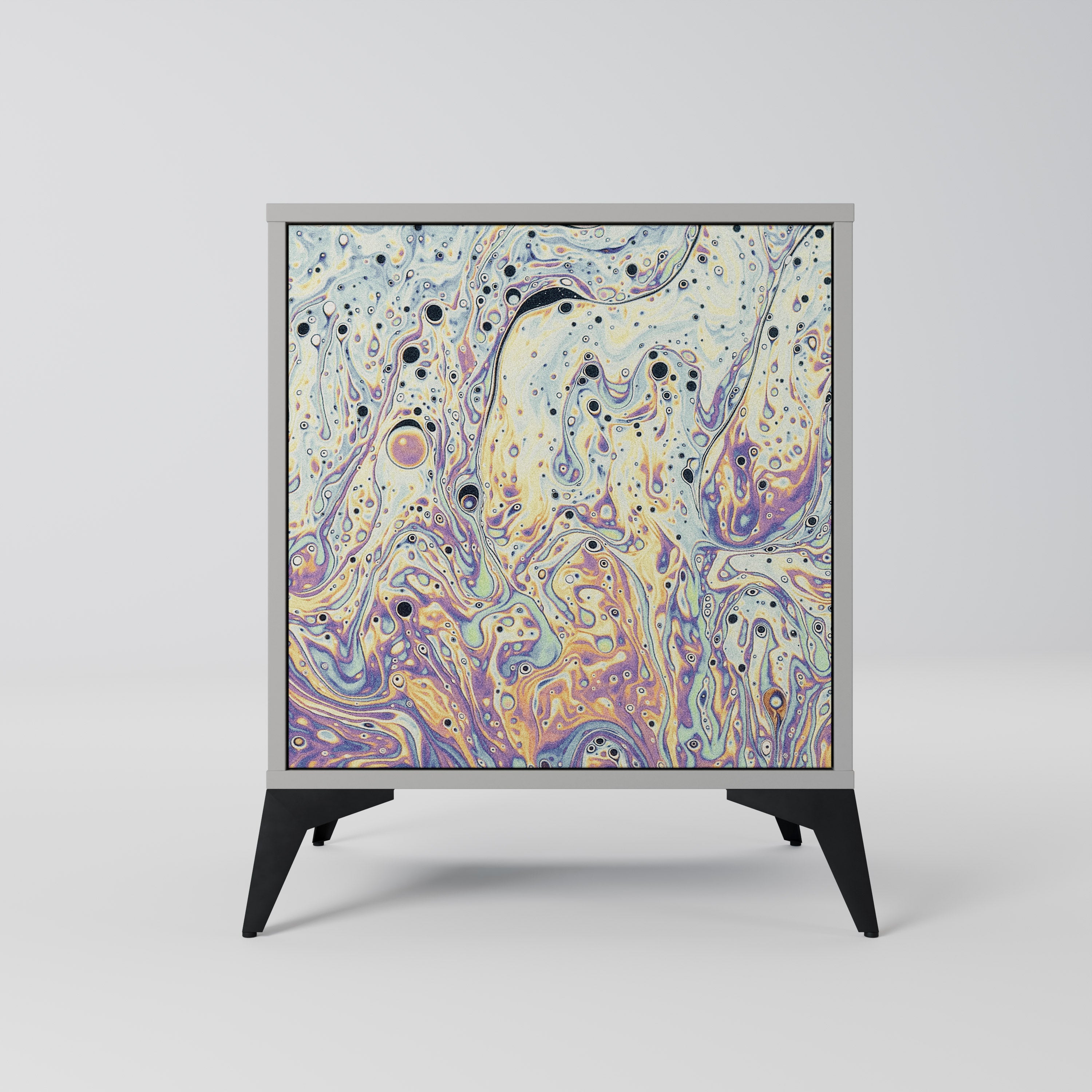 Aparador MOSAIC OF COLORS de 1 puerta en acabado gris