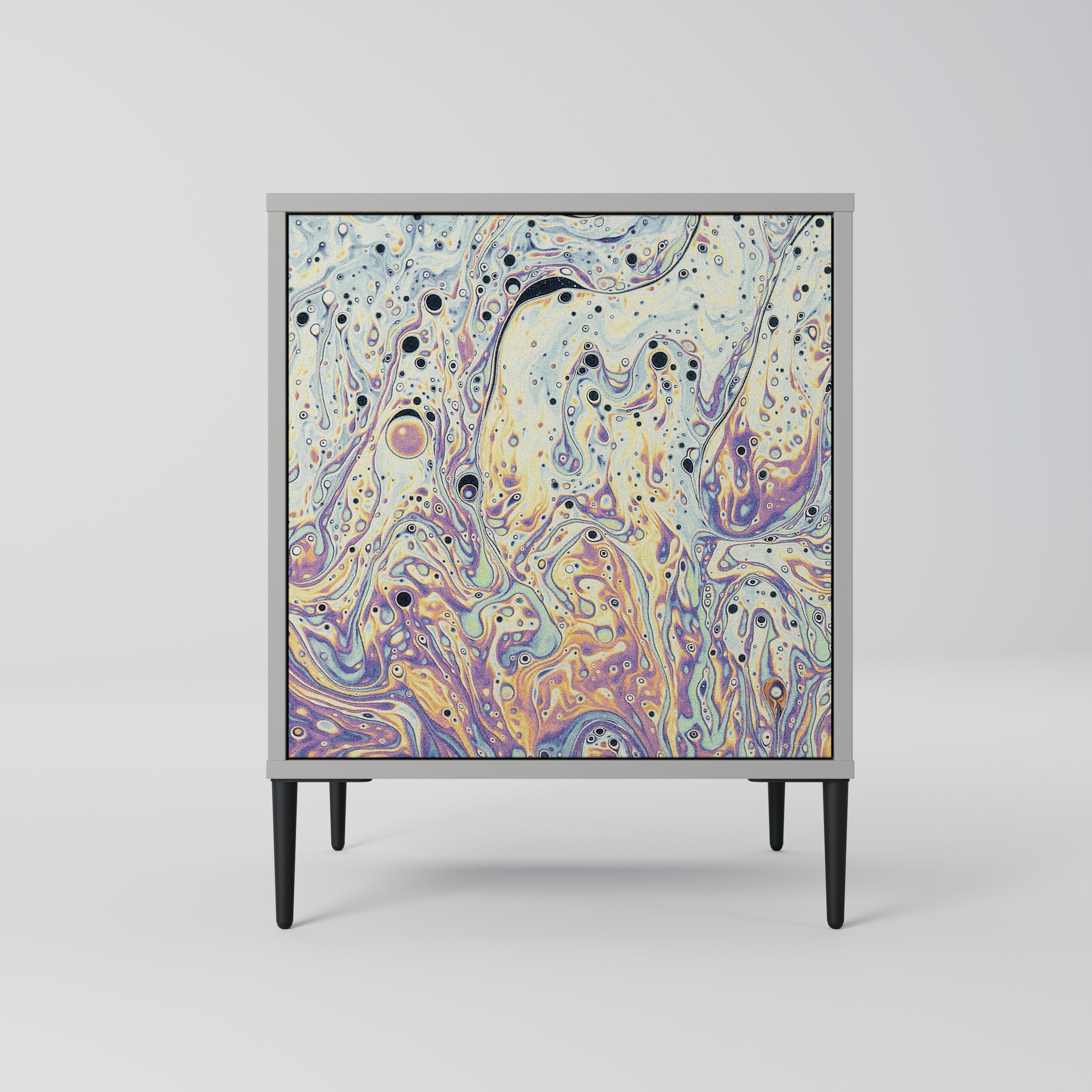 Aparador MOSAIC OF COLORS de 1 puerta en acabado gris