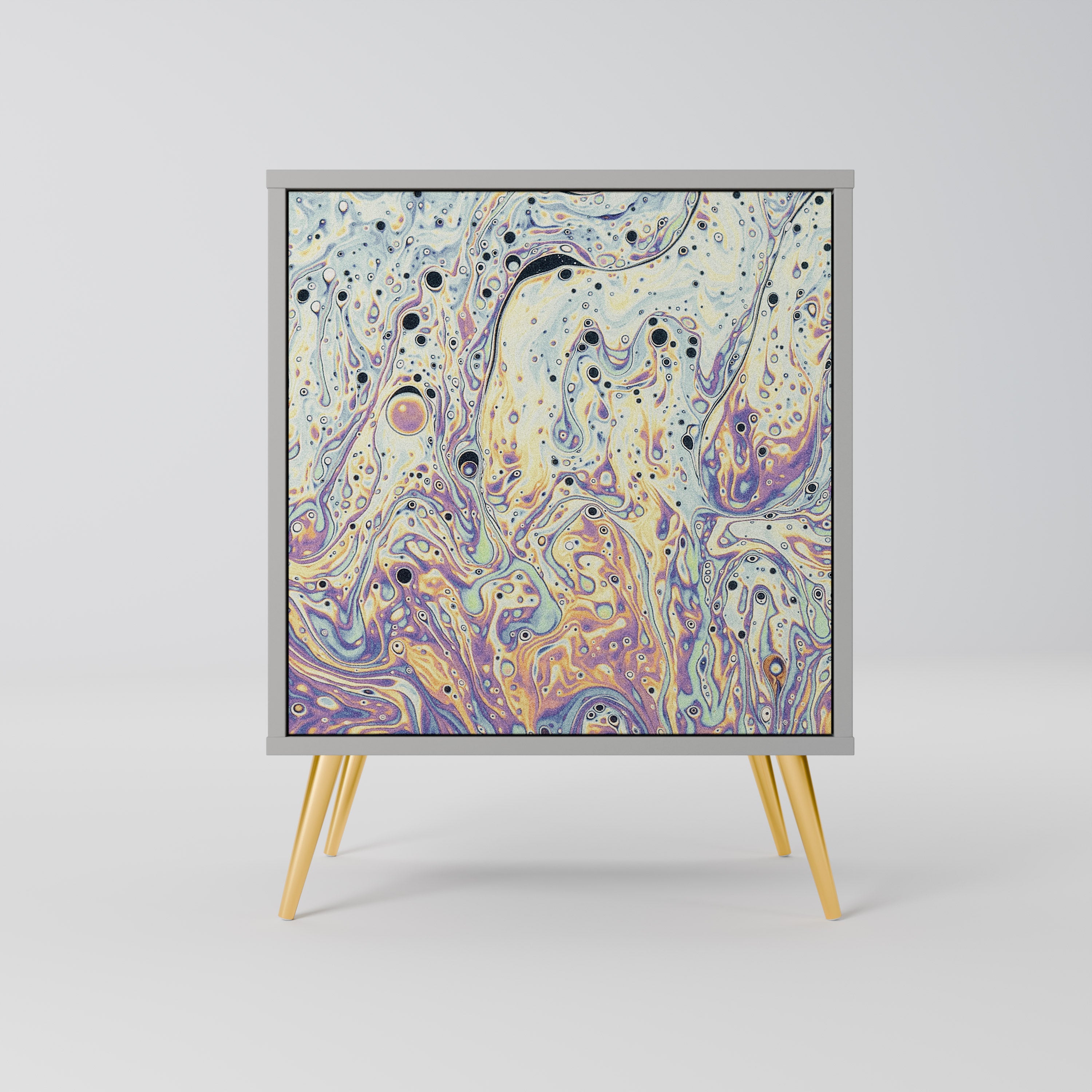 Aparador MOSAIC OF COLORS de 1 puerta en acabado gris