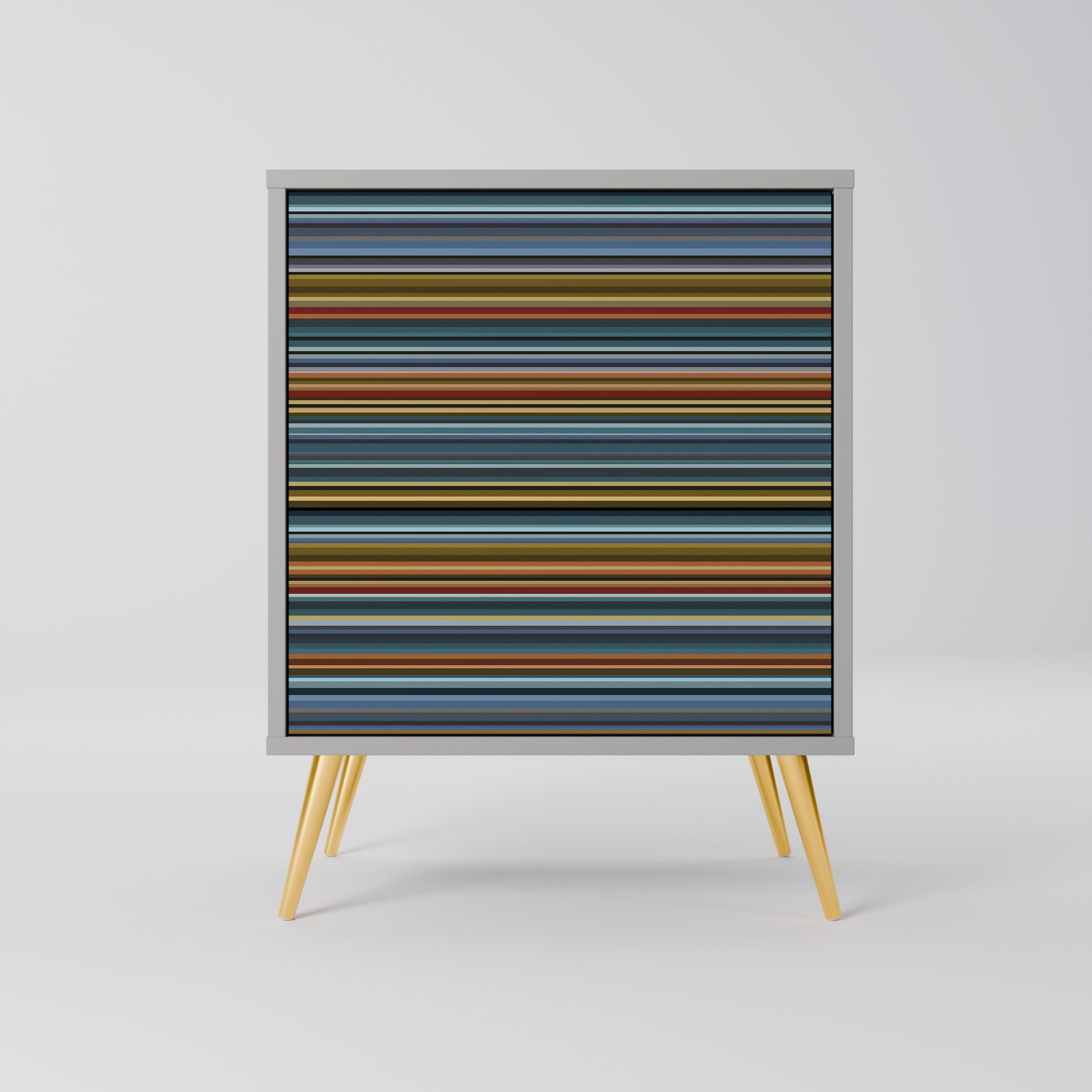 Aparador LINEOUT SPECTRUM de 1 puerta en acabado gris